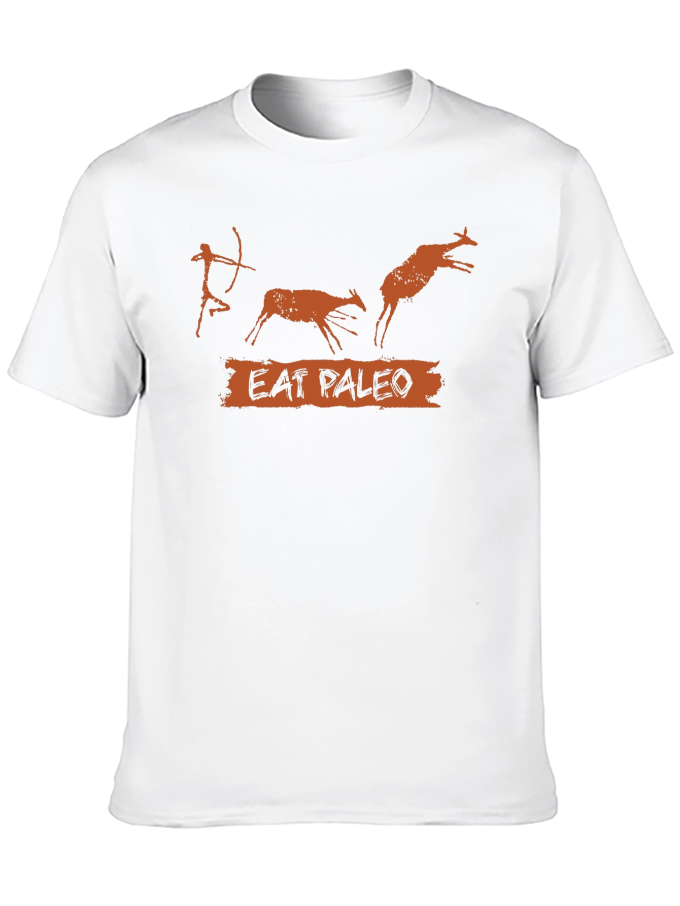 Eat Paleo T-Shirt - Funny Caveman Diet Tee