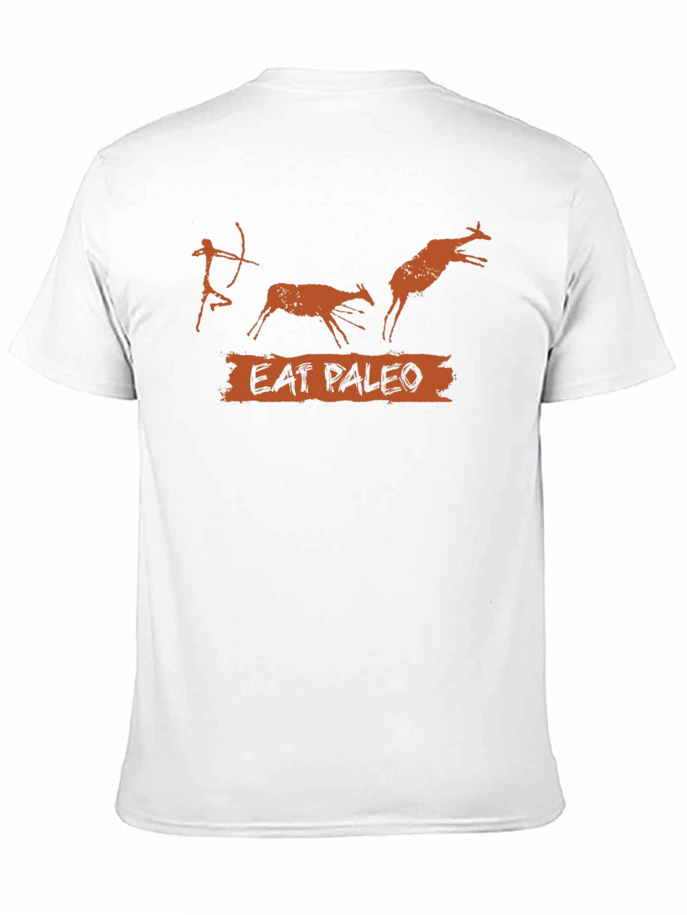 Eat Paleo T-Shirt - Funny Caveman Diet Tee
