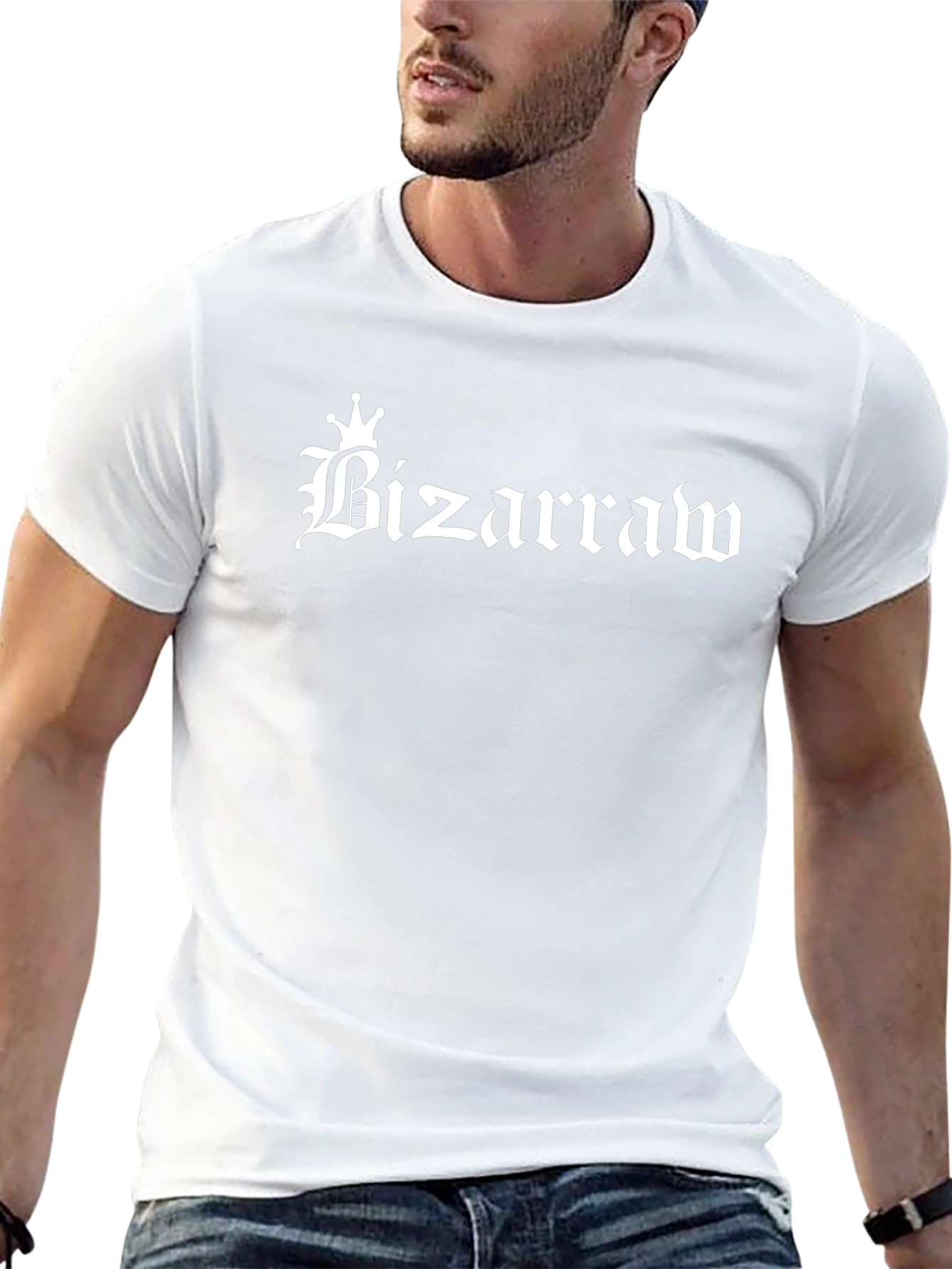 Bizarraw Graphic Print Black T-Shirt