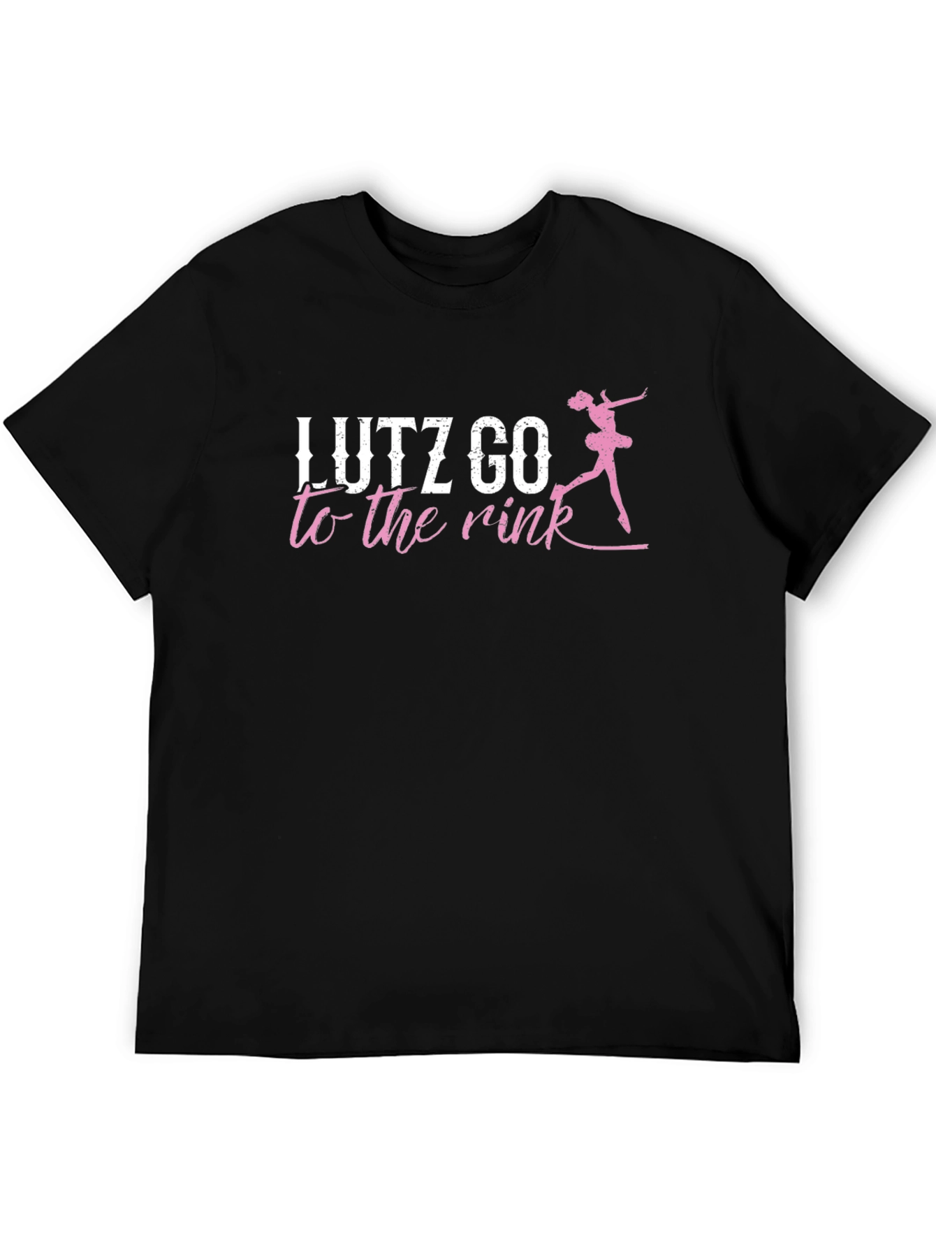 Lutz Go to the Rink Black T-Shirt