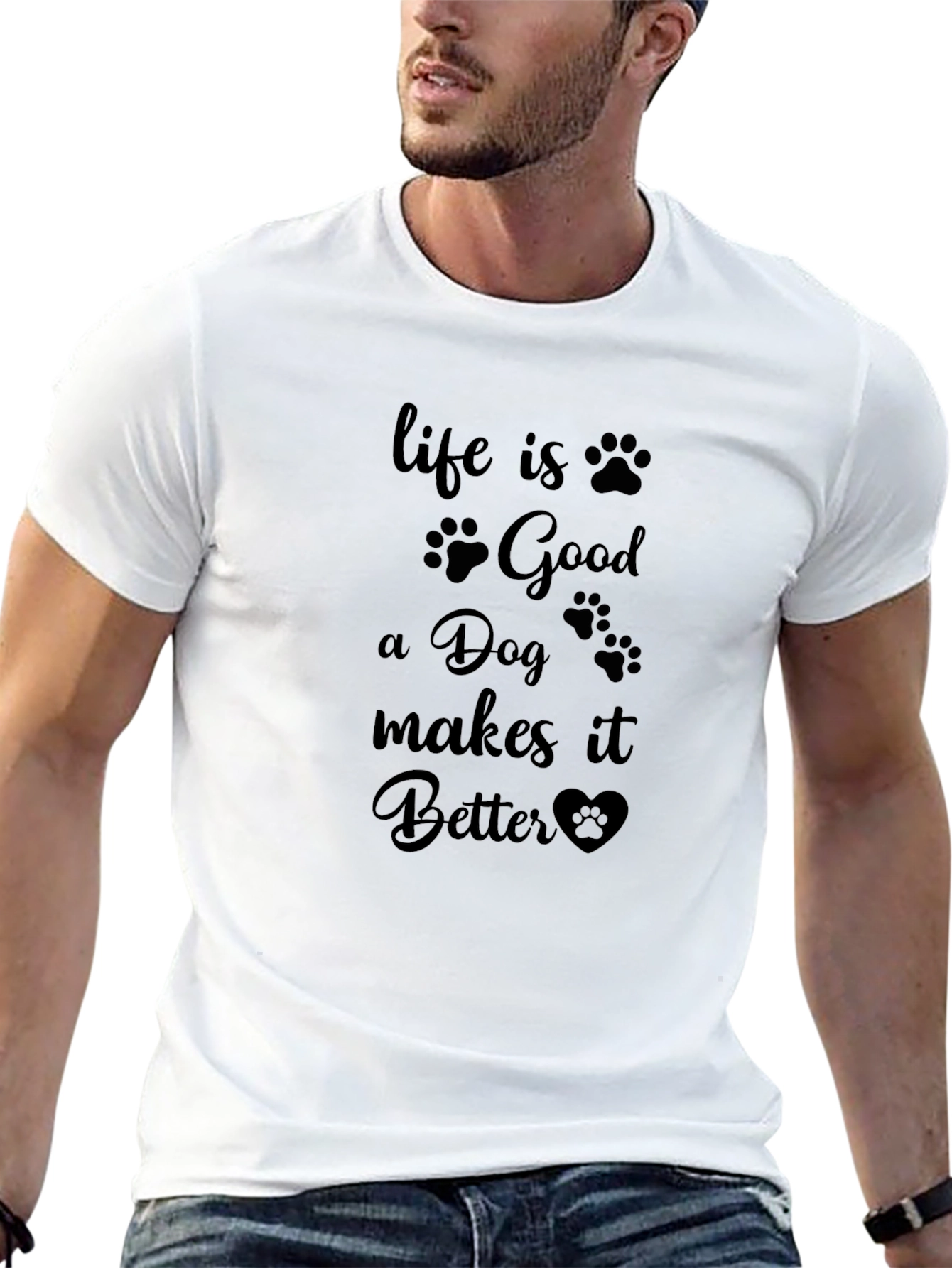 Life is Good Dog T-Shirt