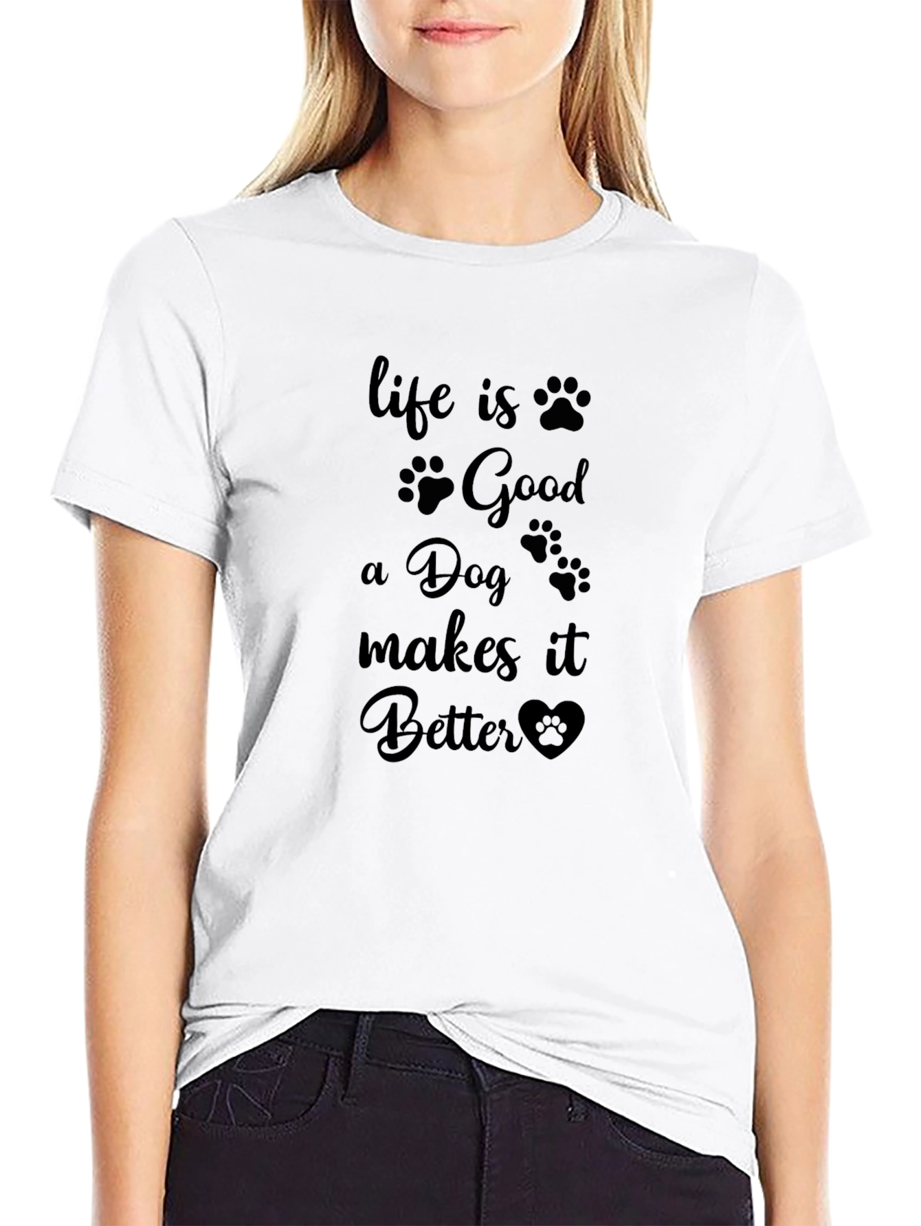 Life is Good Dog T-Shirt