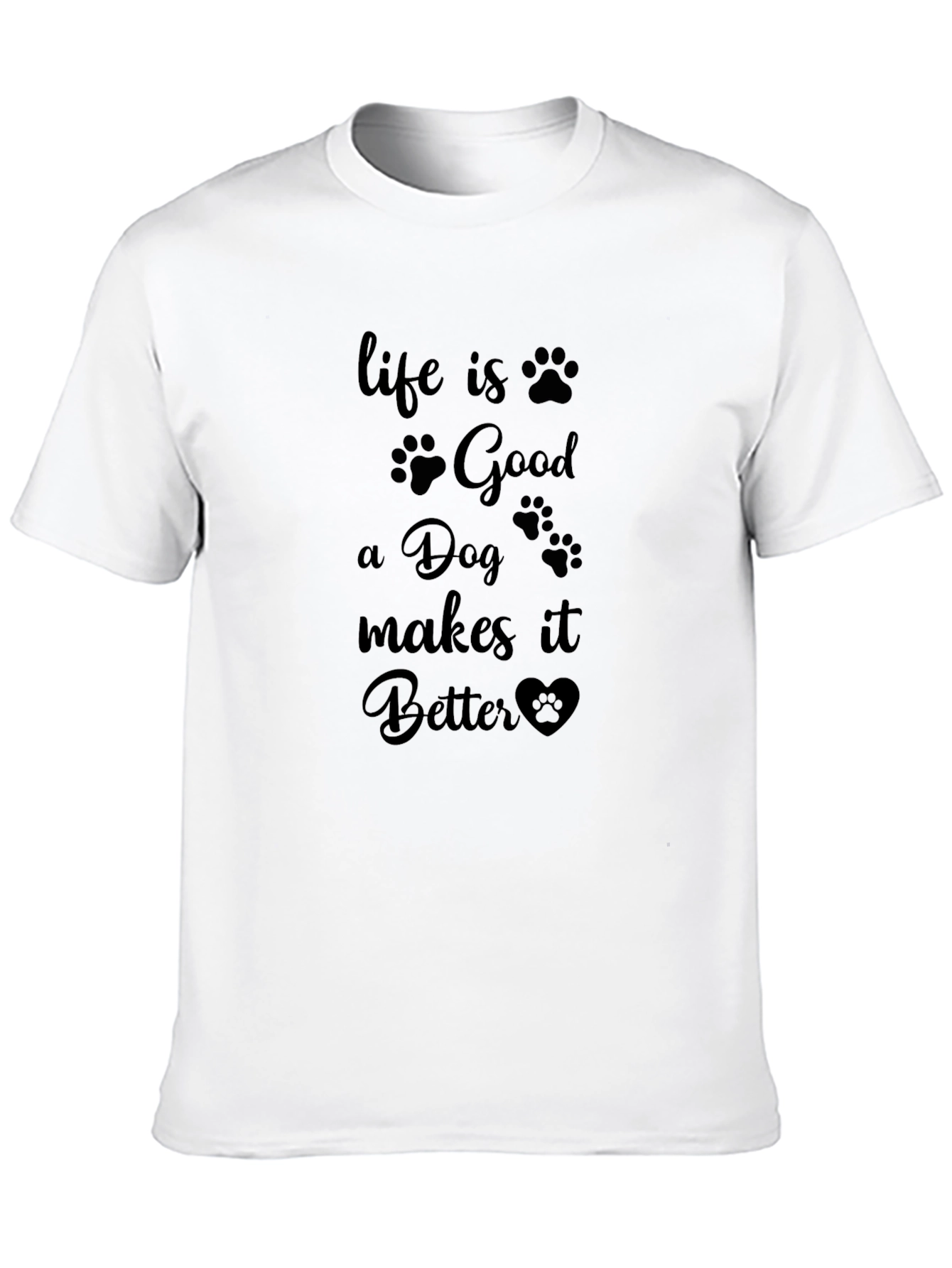 Life is Good Dog T-Shirt