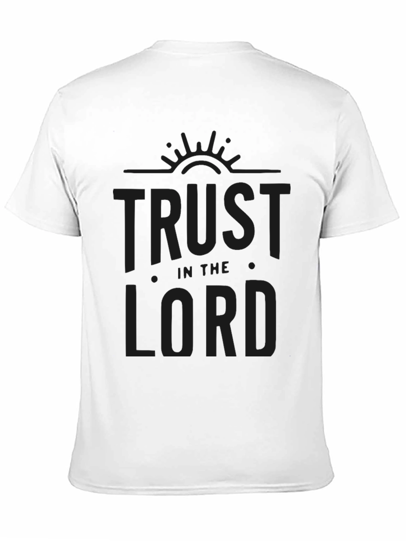 Trust in the Lord Black T-Shirt