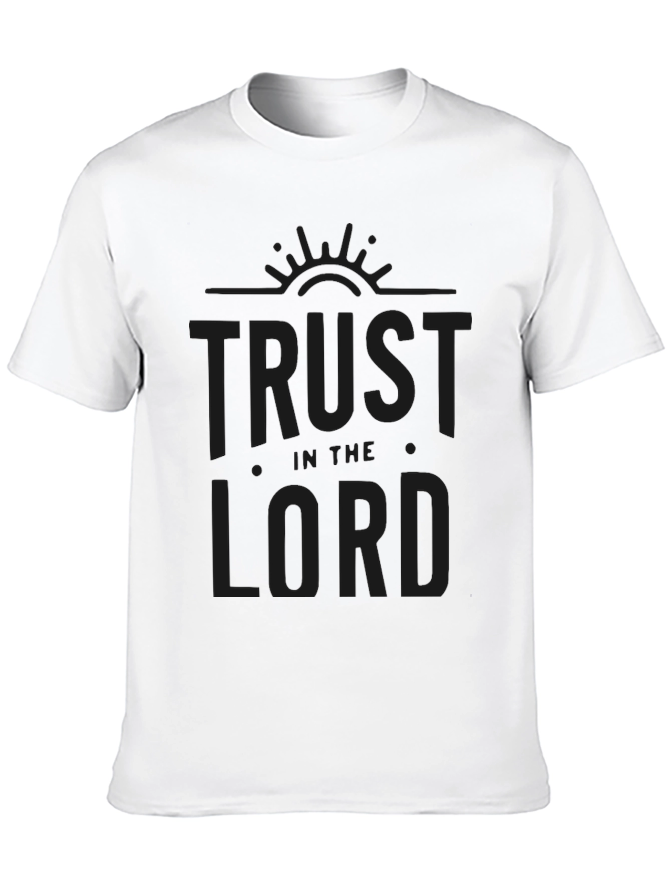 Trust in the Lord Black T-Shirt