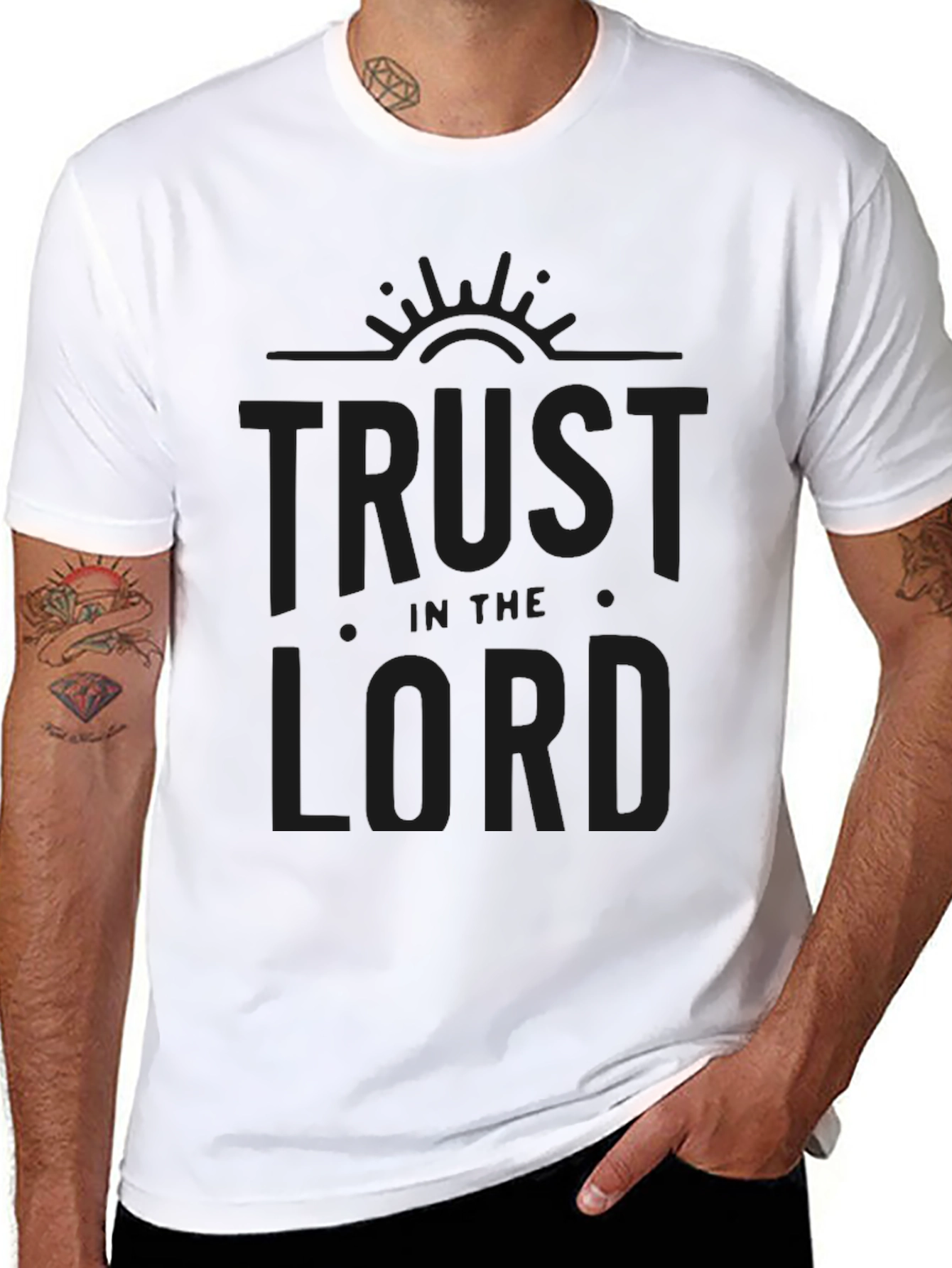 Trust in the Lord Black T-Shirt