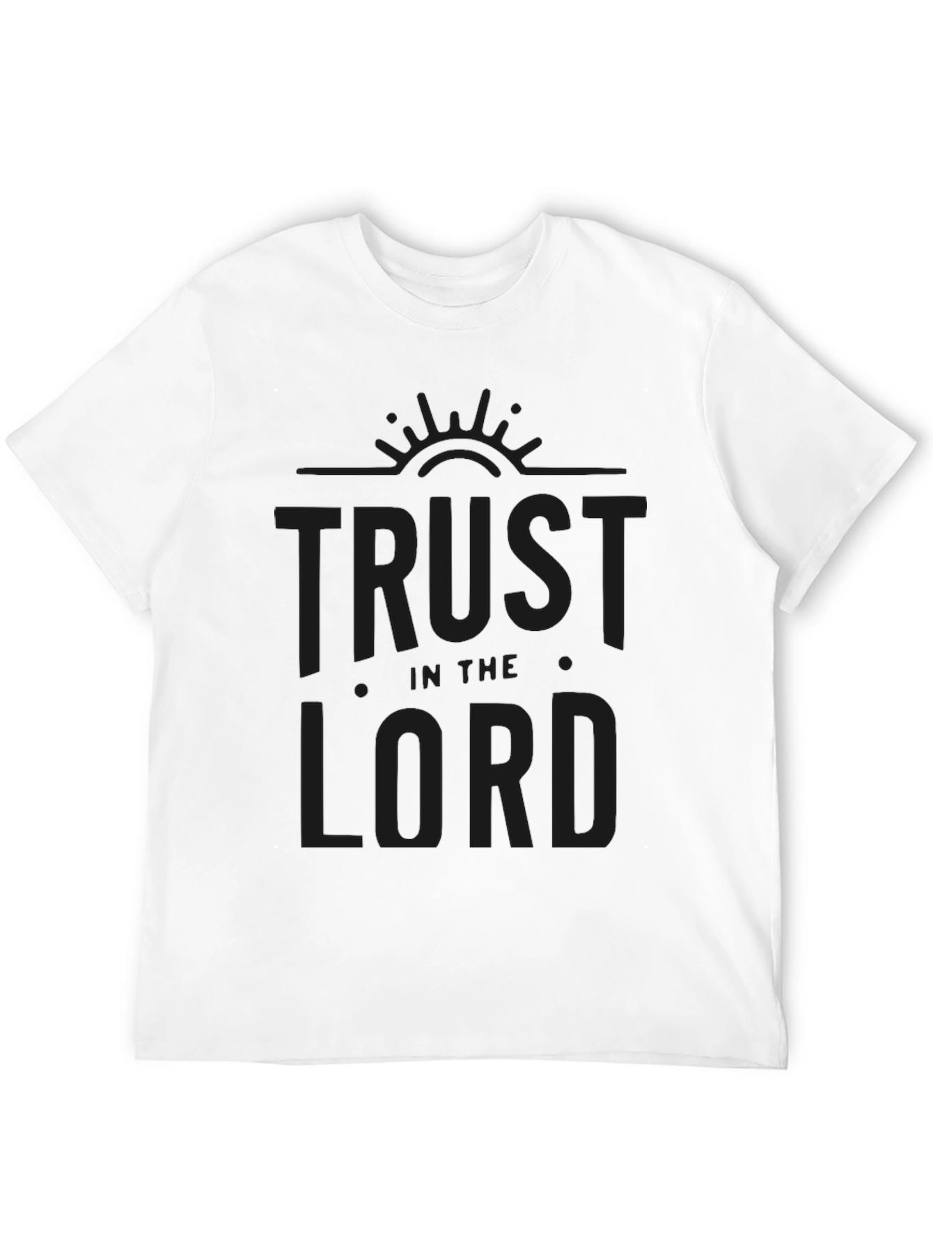 Trust in the Lord Black T-Shirt