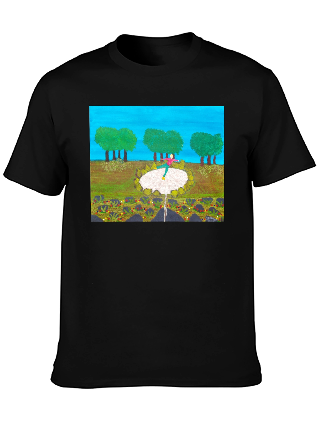 Graphic Tee: Nature Scene T-Shirt