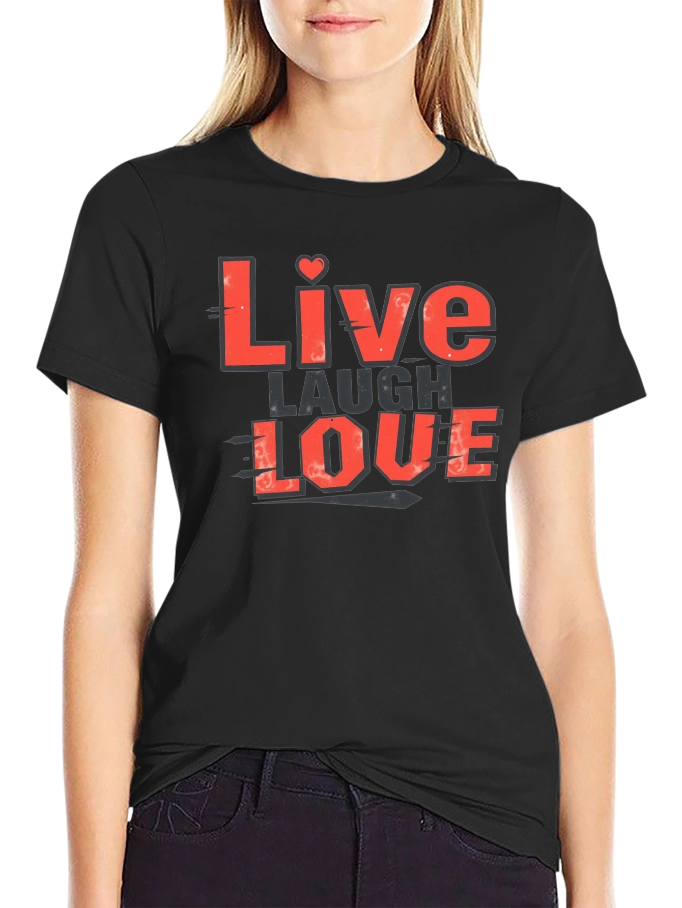 Live Laugh Love Graphic T-Shirt