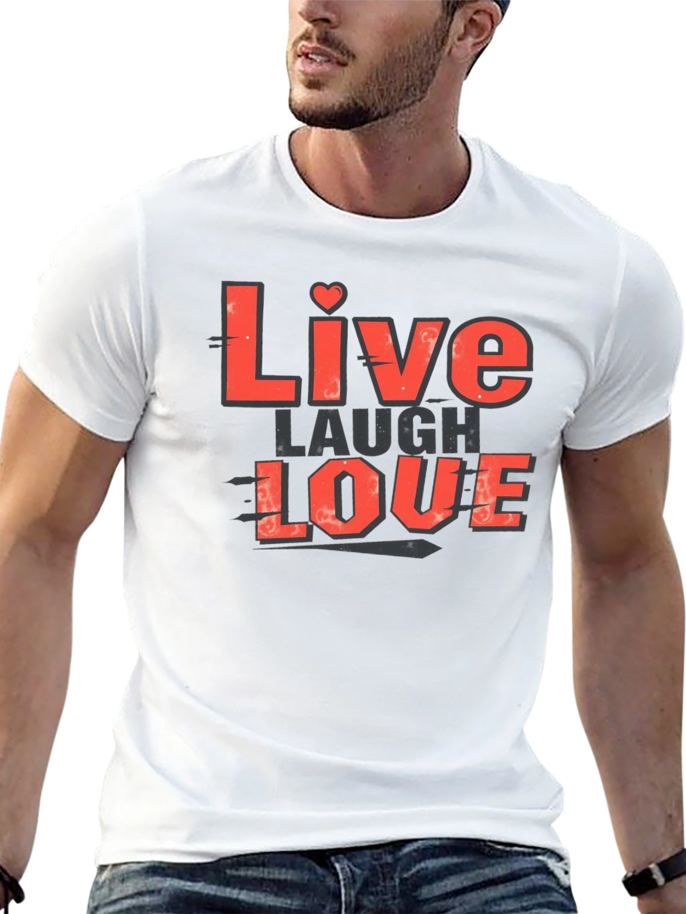 Live Laugh Love Graphic T-Shirt