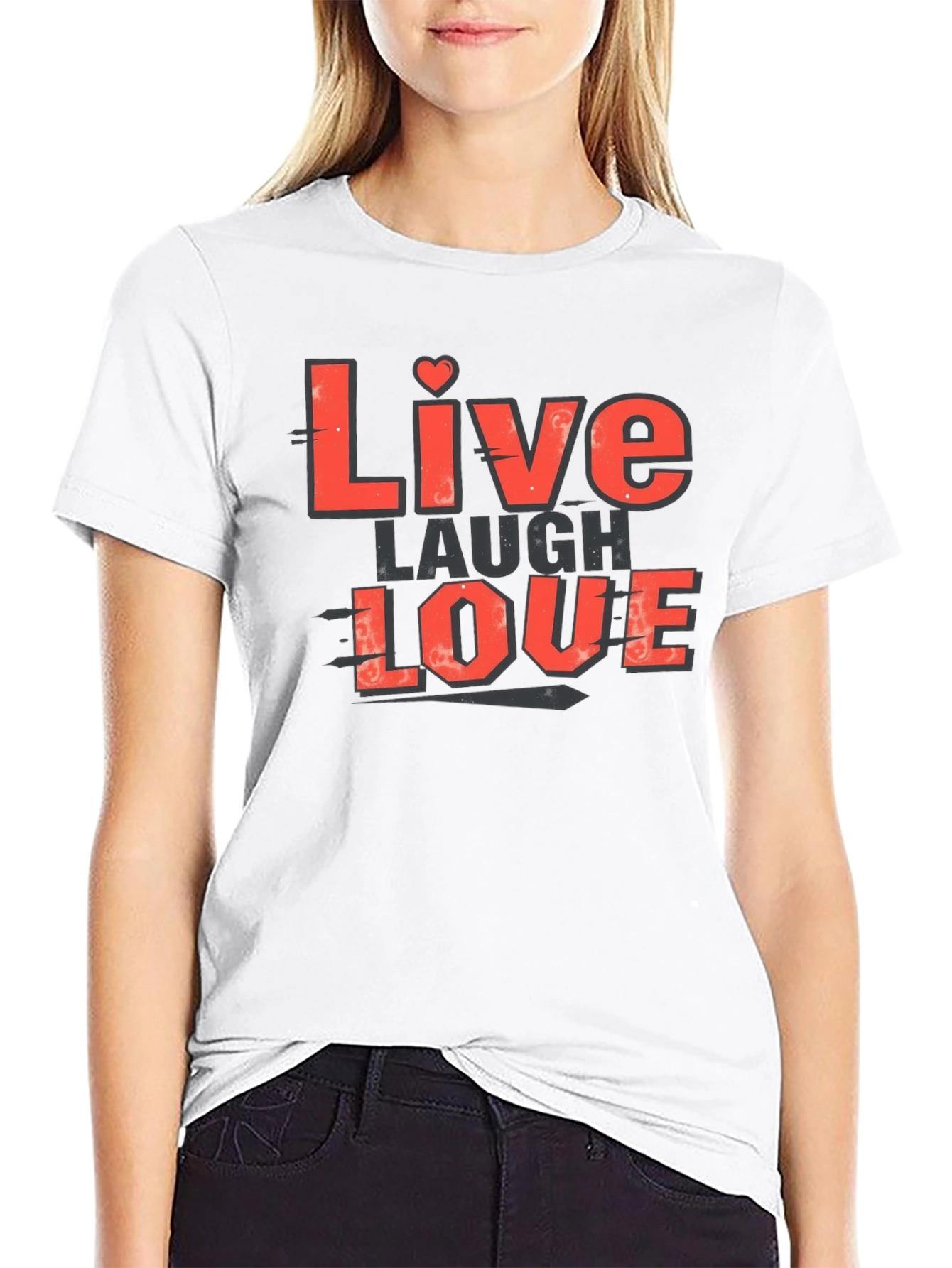 Live Laugh Love Graphic T-Shirt