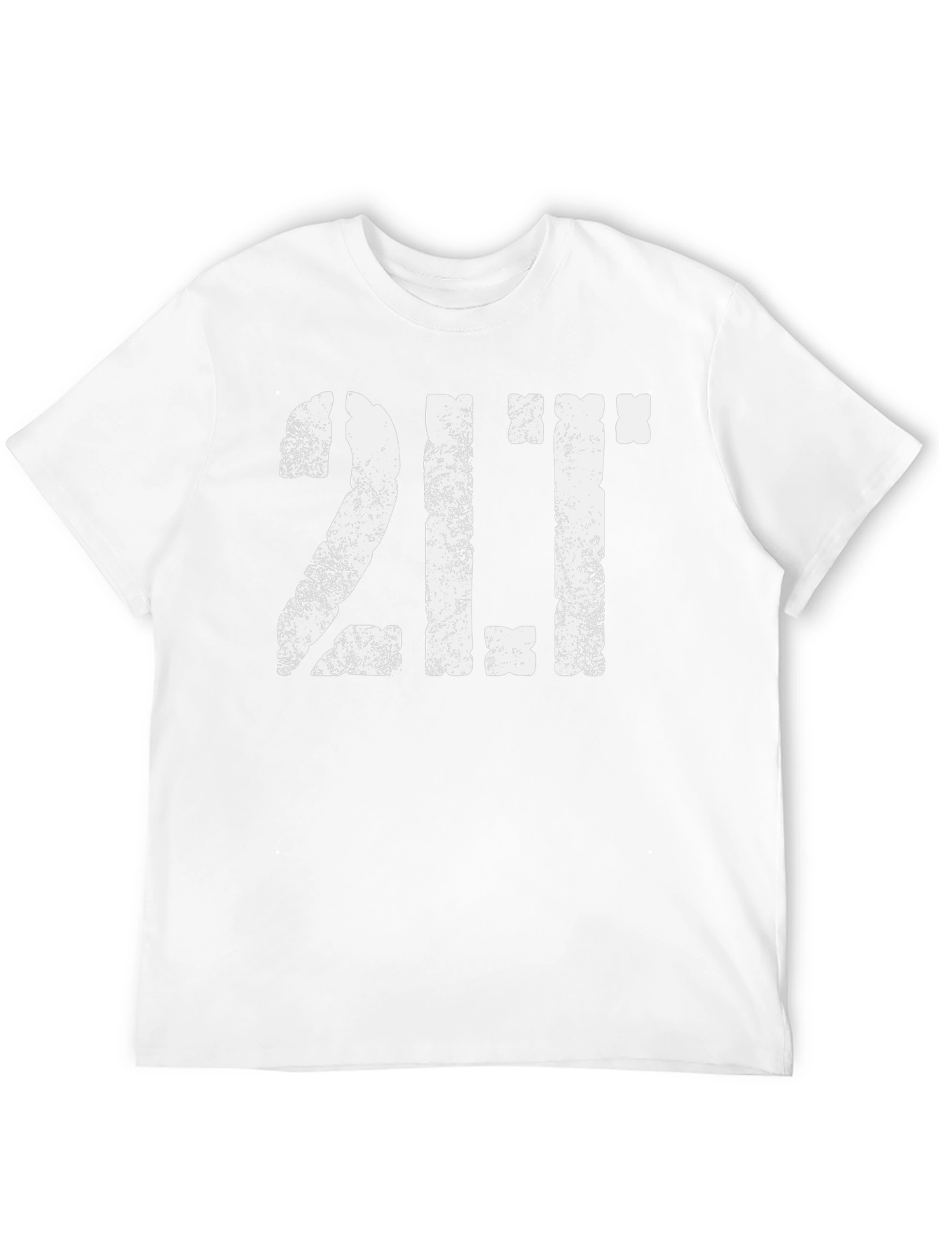 Distressed 2LT Graphic T-Shirt - Black