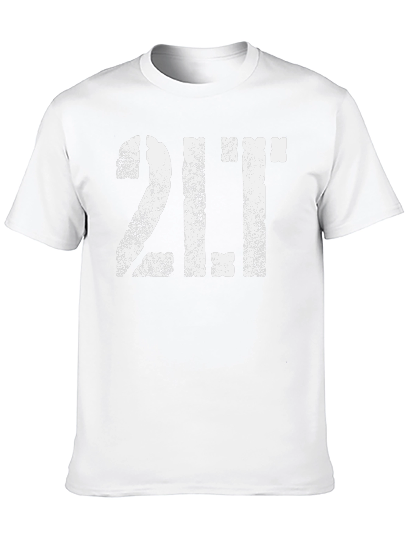 Distressed 2LT Graphic T-Shirt - Black