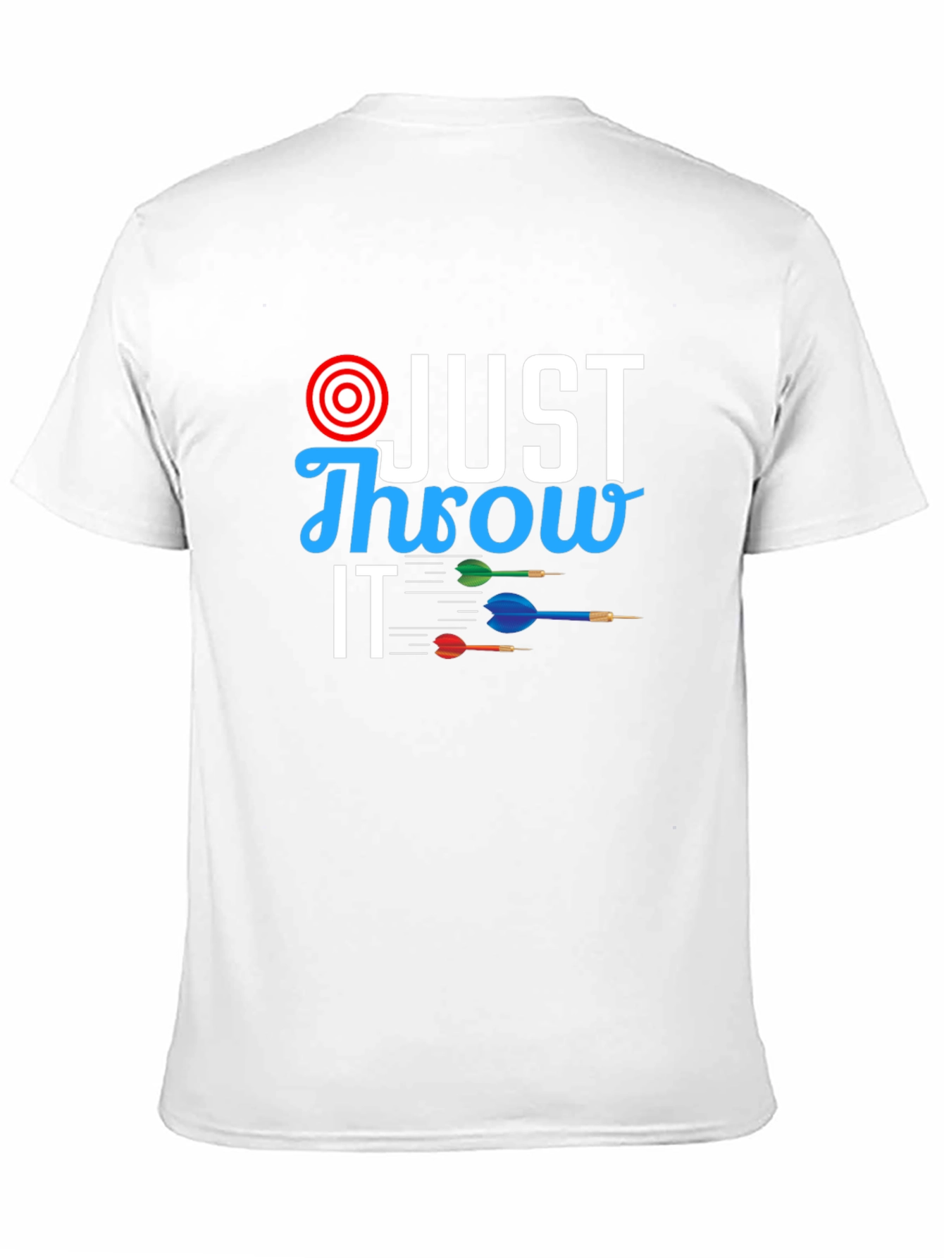 Just Throw It T-Shirt - Dart Design