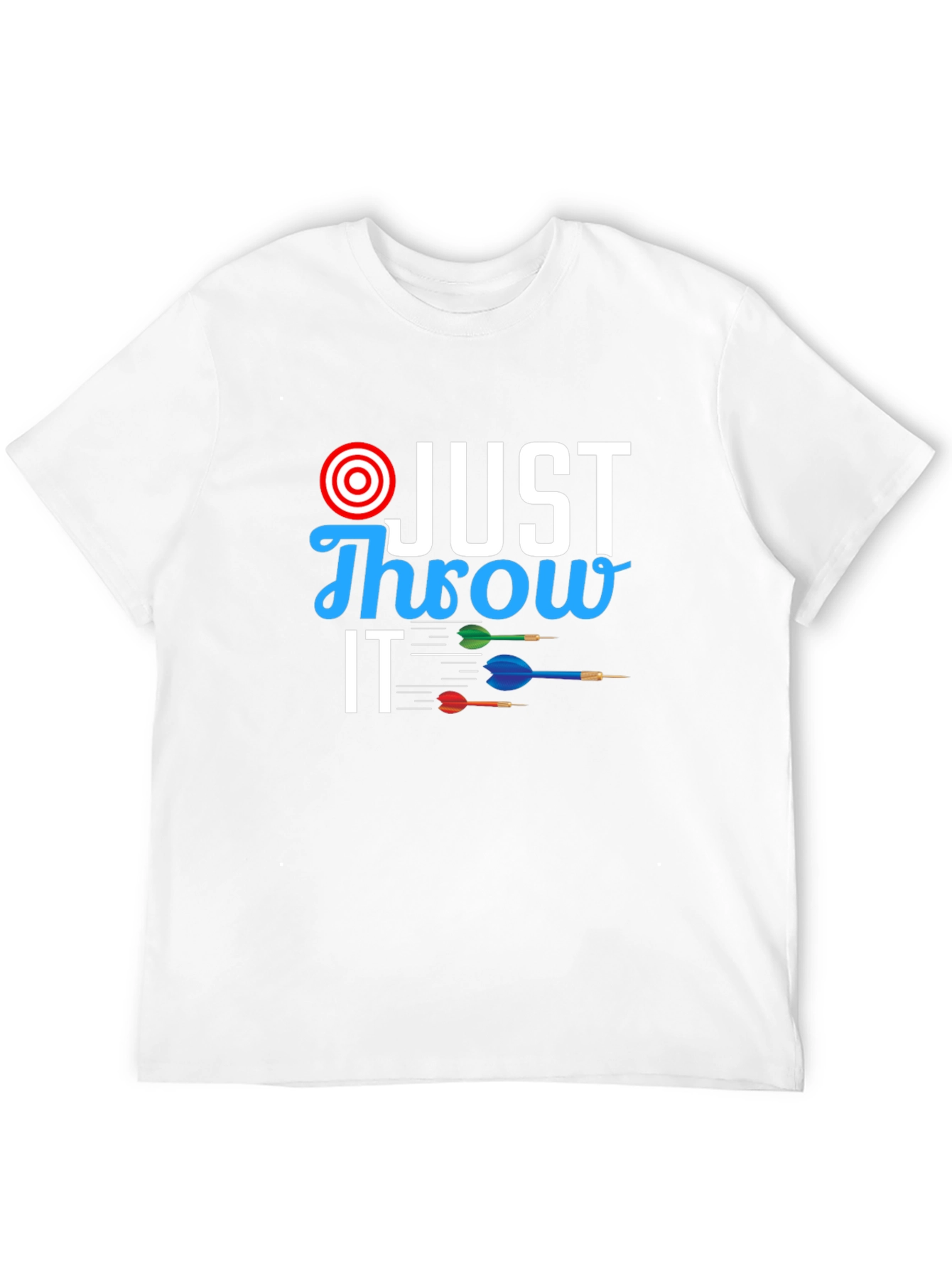 Just Throw It T-Shirt - Dart Design