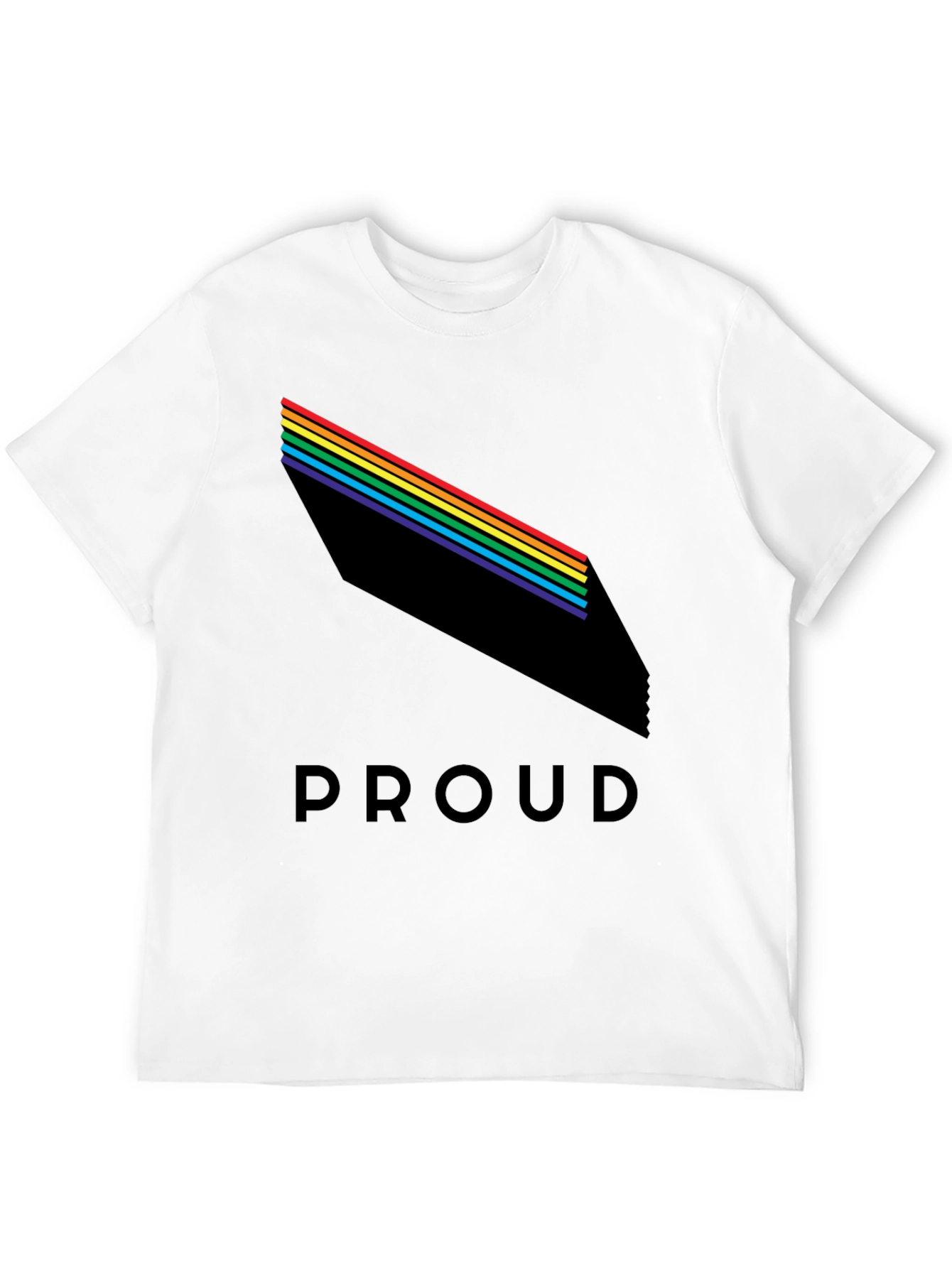 Pride Proud Rainbow Graphic T-Shirt
