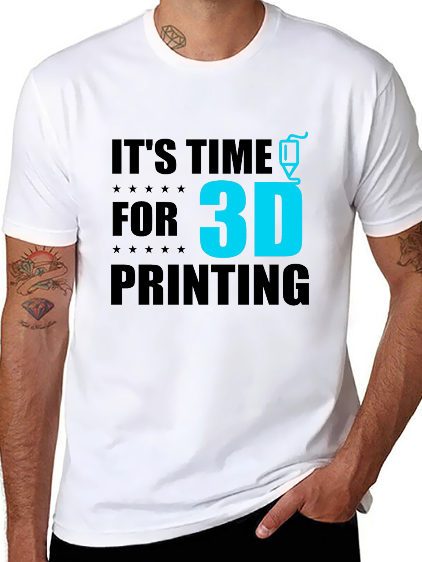3D Printing T-Shirt - Time To Print!