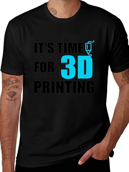 3D Printing T-Shirt - Time To Print!