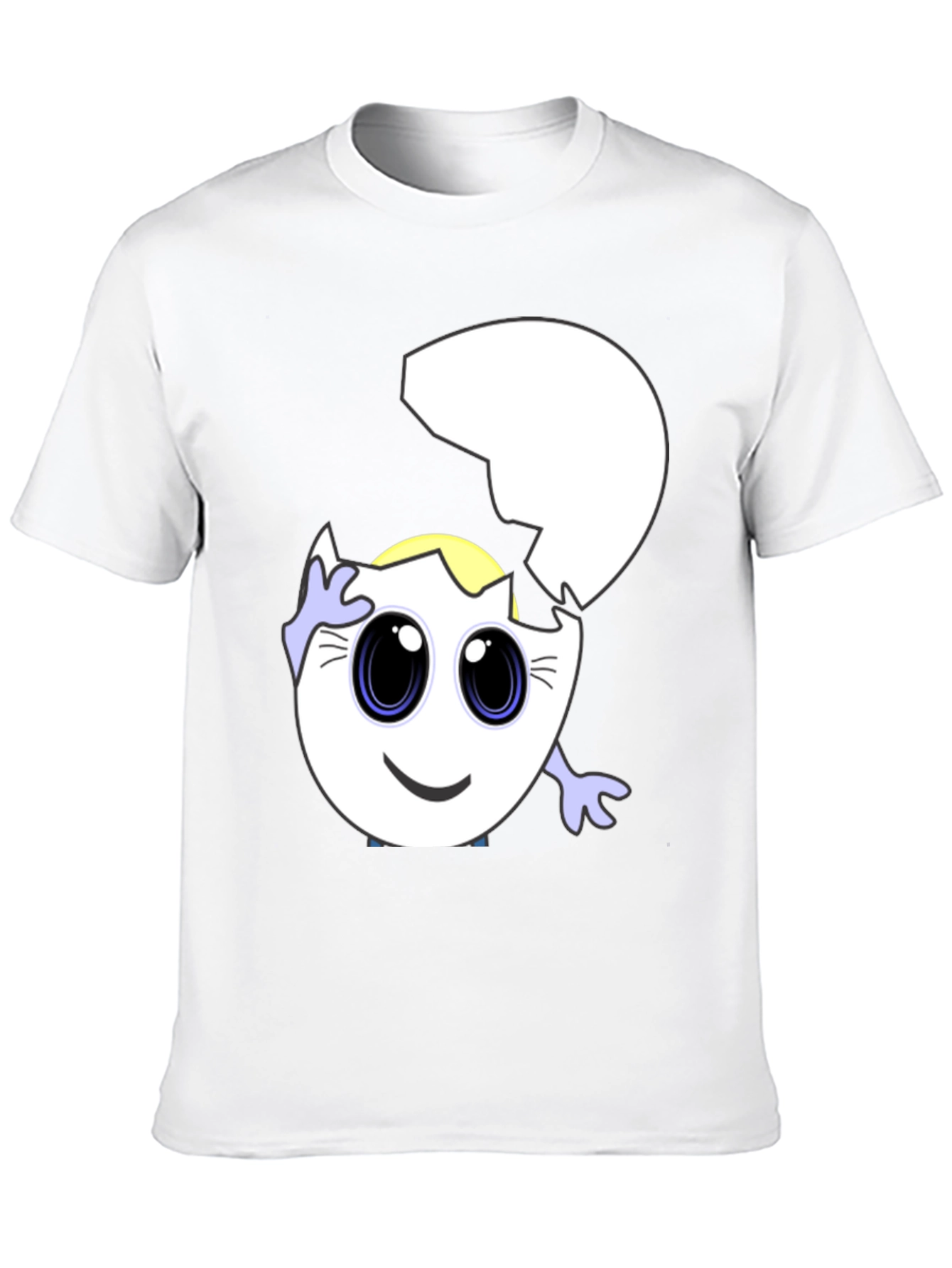 Cracked Egg Cartoon T-Shirt