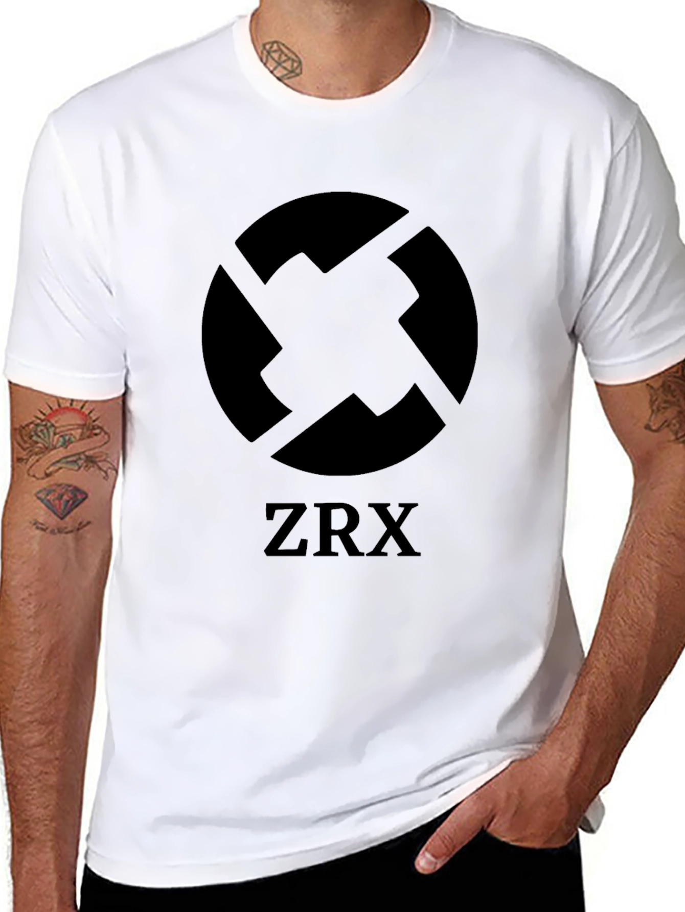 ZRX Graphic Black Tee - Modern Casual Comfort