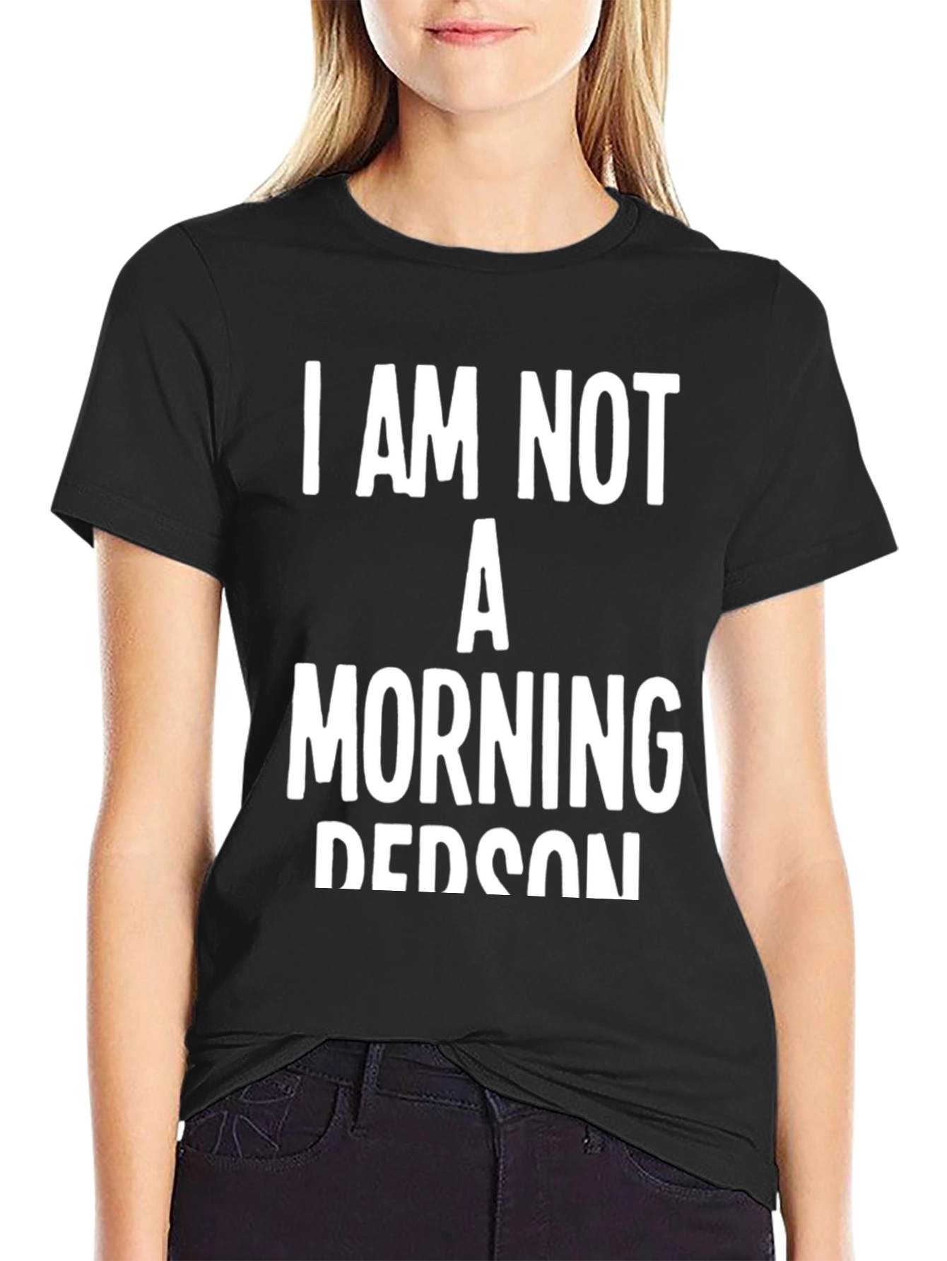 I Am Not A Morning Person Graphic Tee