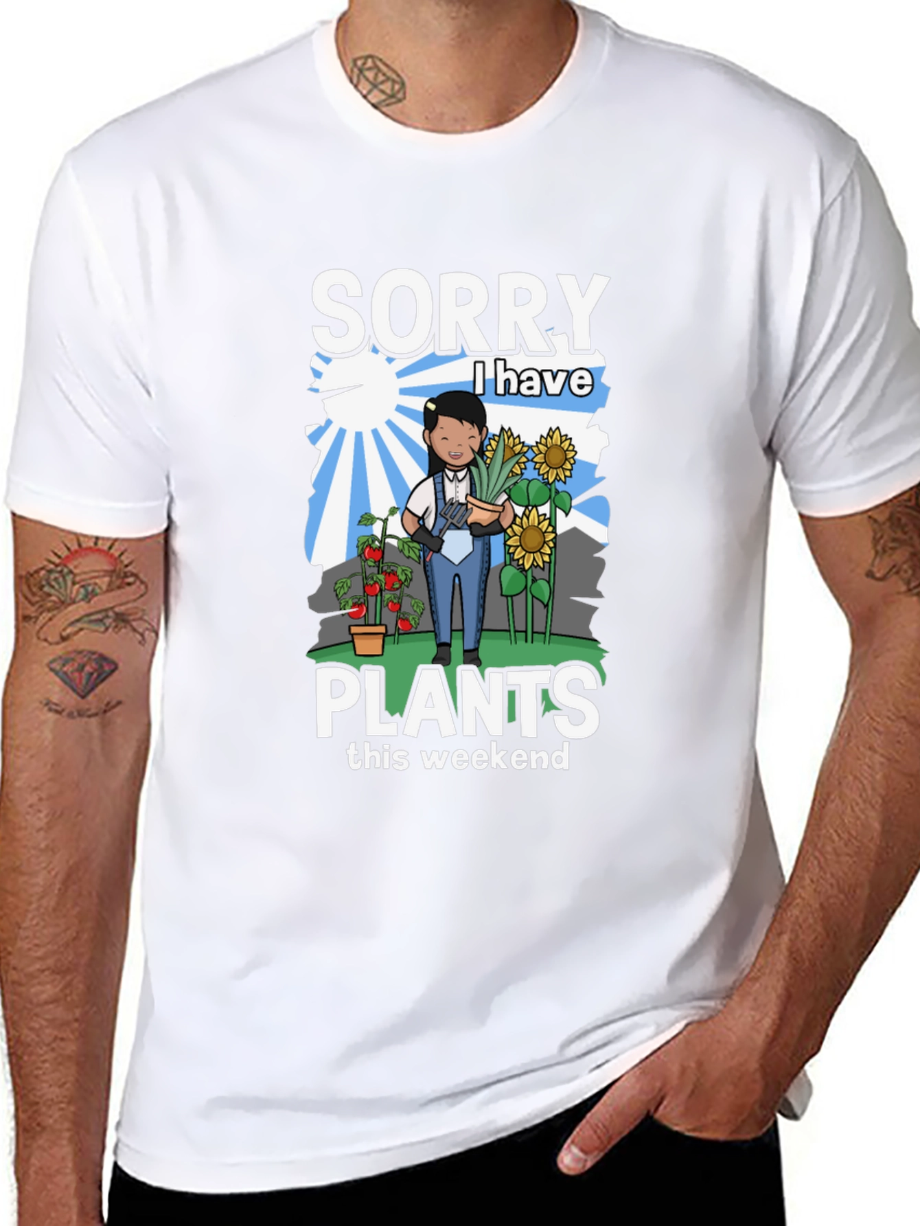 Sorry I Have Plants This Weekend Graphic Tee