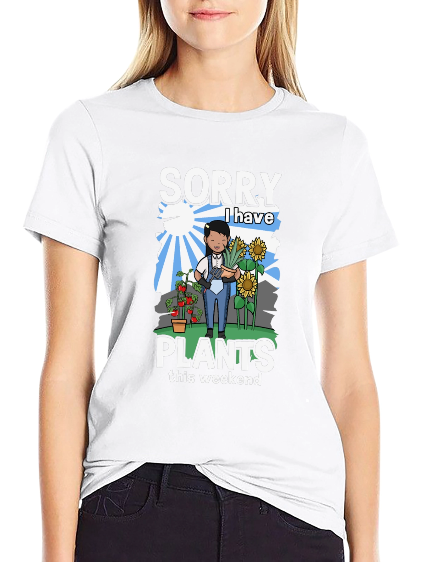 Sorry I Have Plants This Weekend Graphic Tee