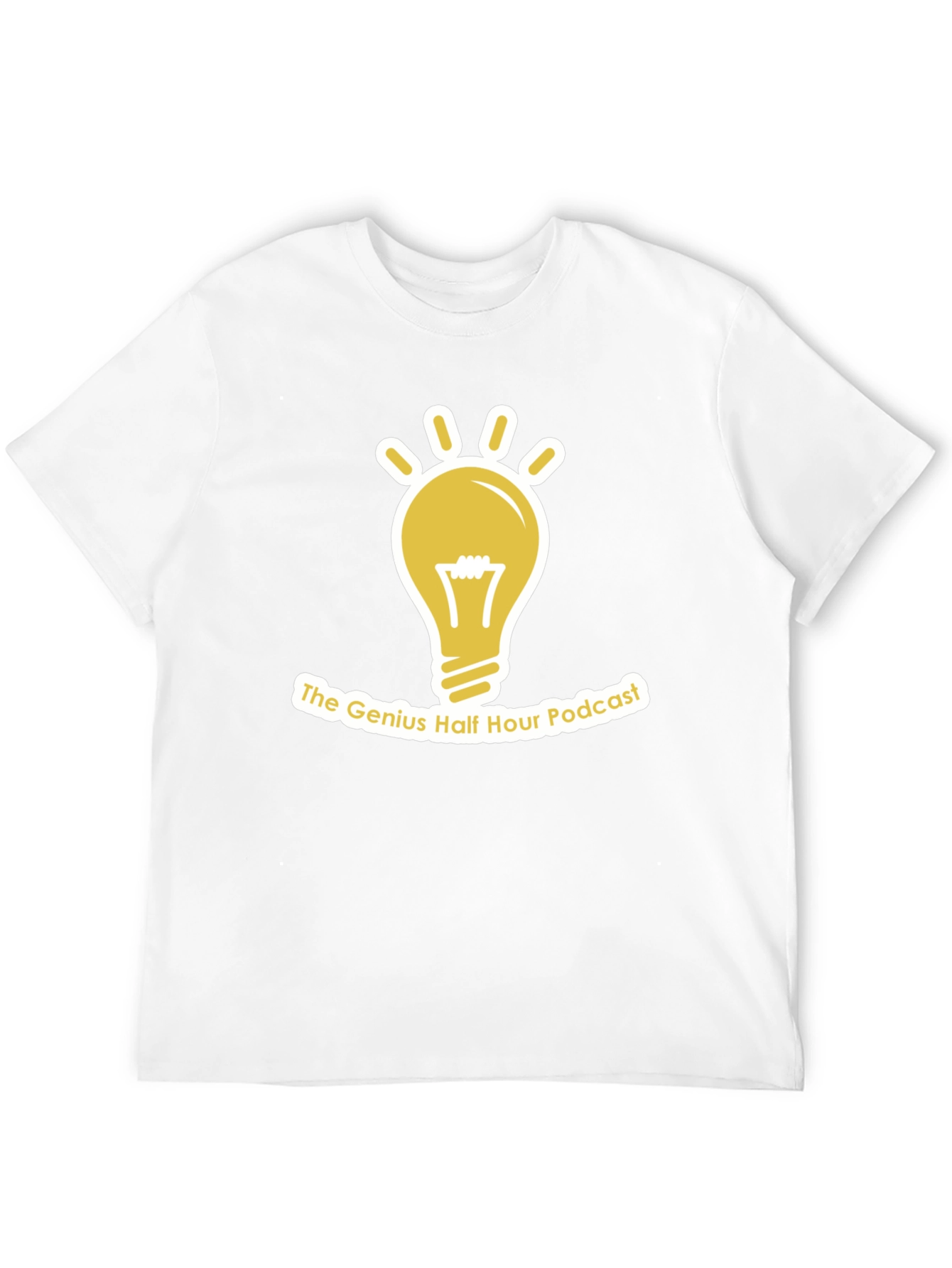Genius Half Hour Podcast Black T-Shirt
