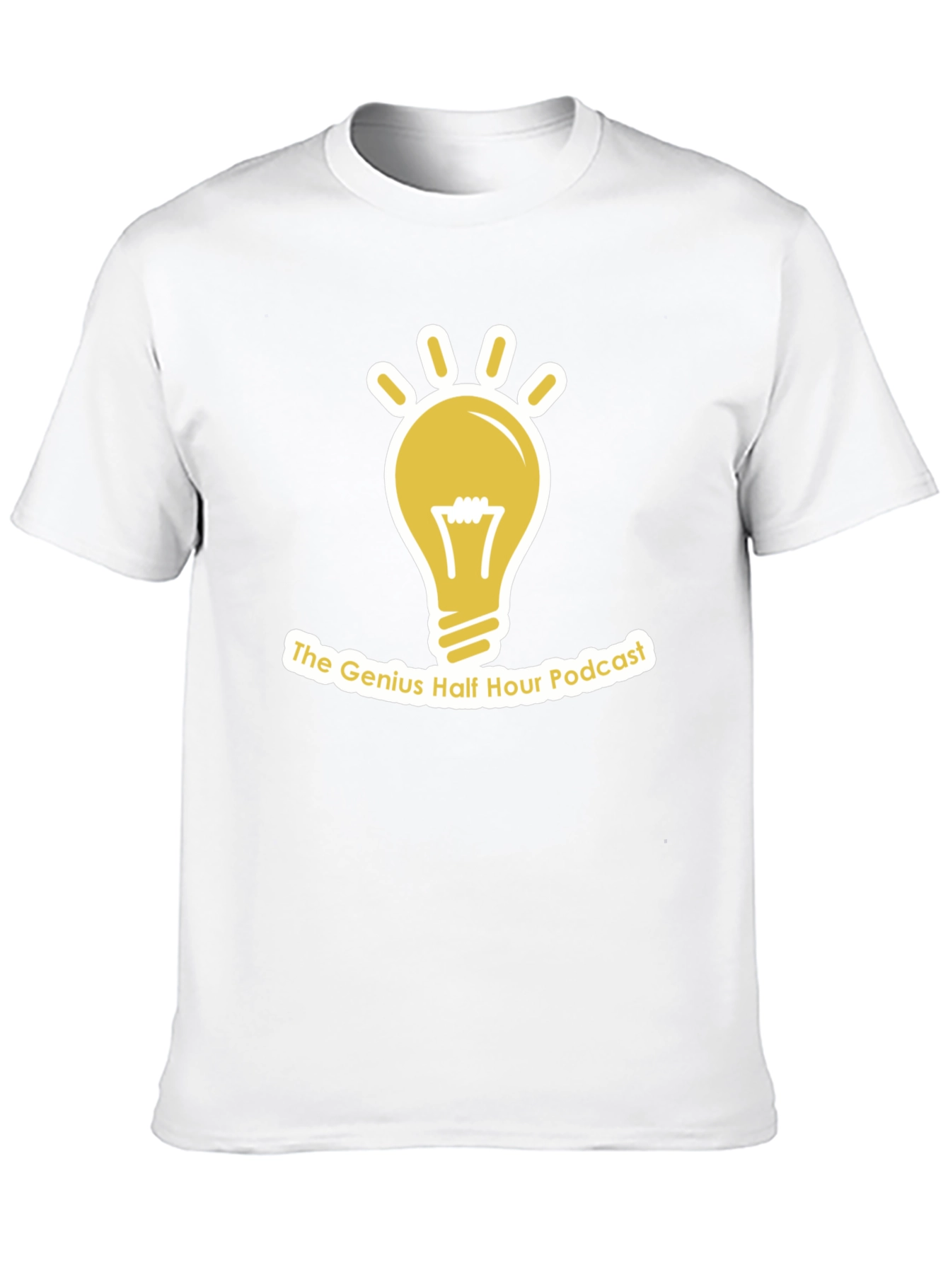 Genius Half Hour Podcast Black T-Shirt