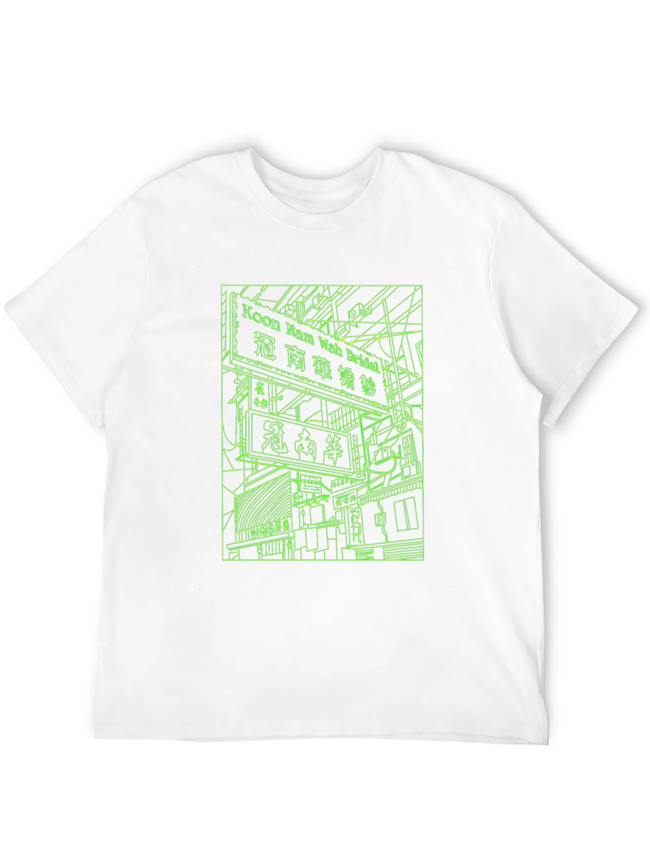 Neon Cityscape T-Shirt - Urban Style