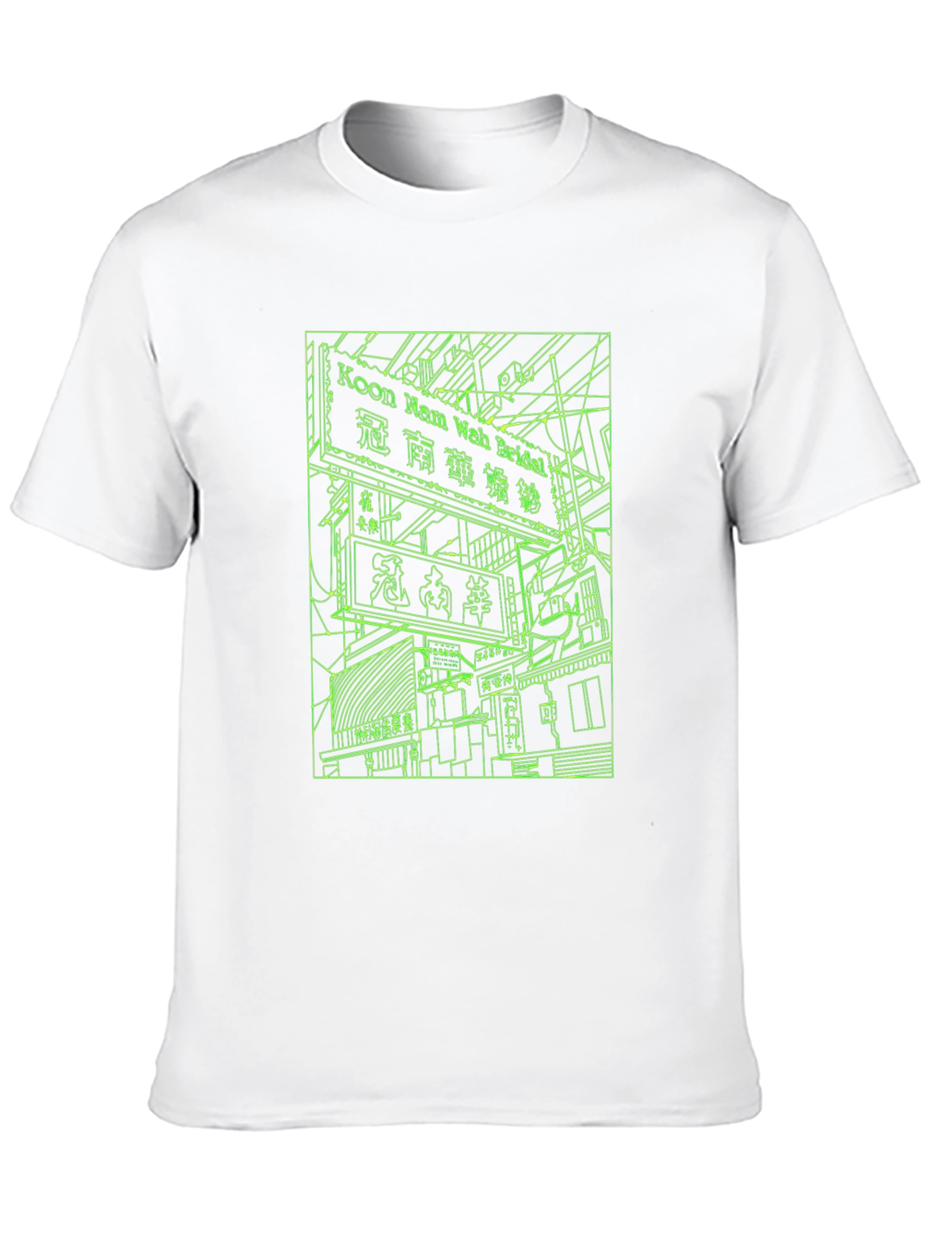 Neon Cityscape T-Shirt - Urban Style