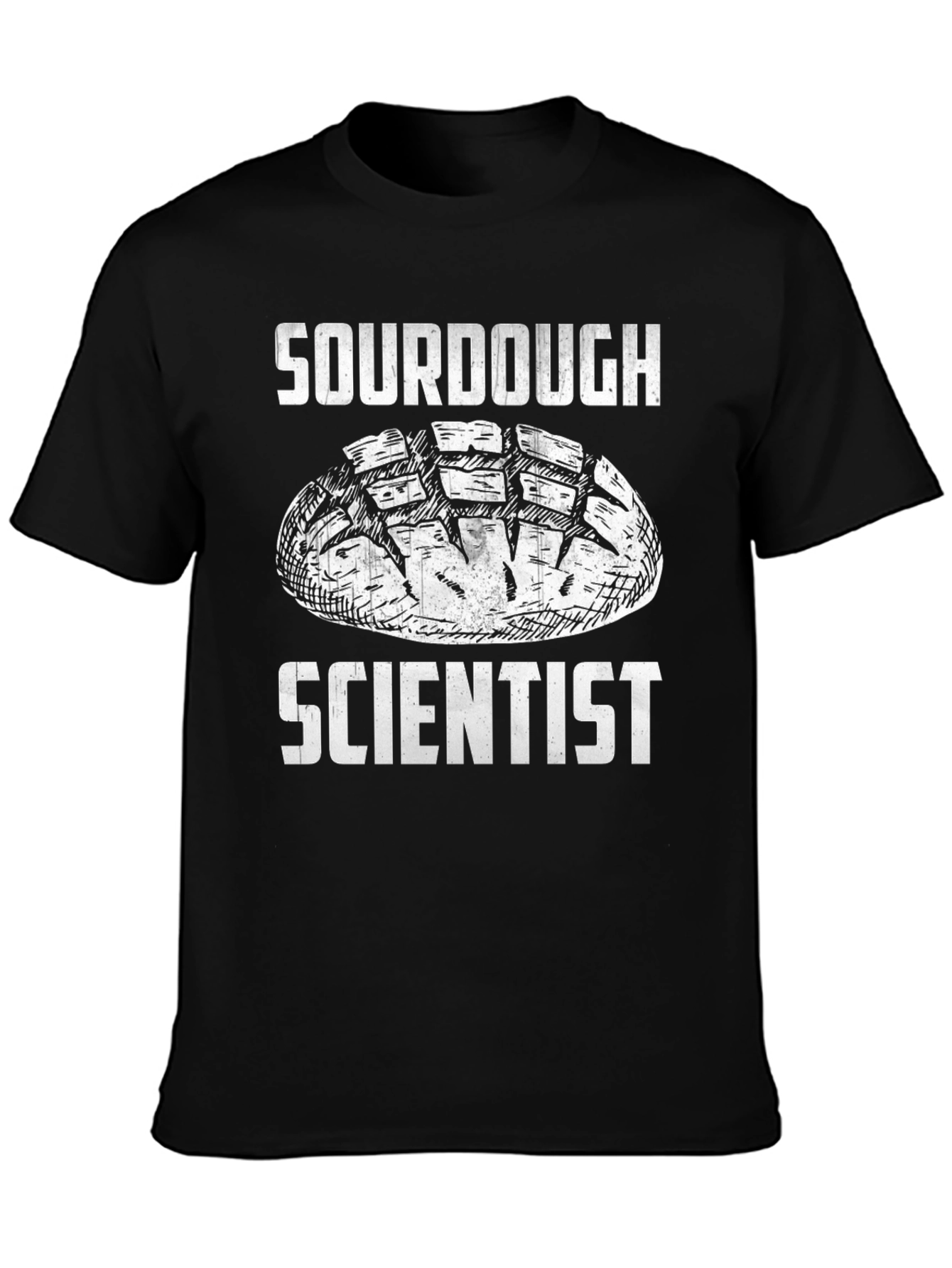 Sourdough Scientist Black T-Shirt - Baking Humor