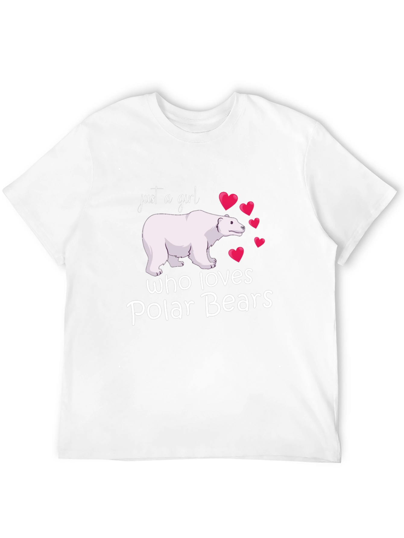 Just a Girl Who Loves Polar Bears T-Shirt