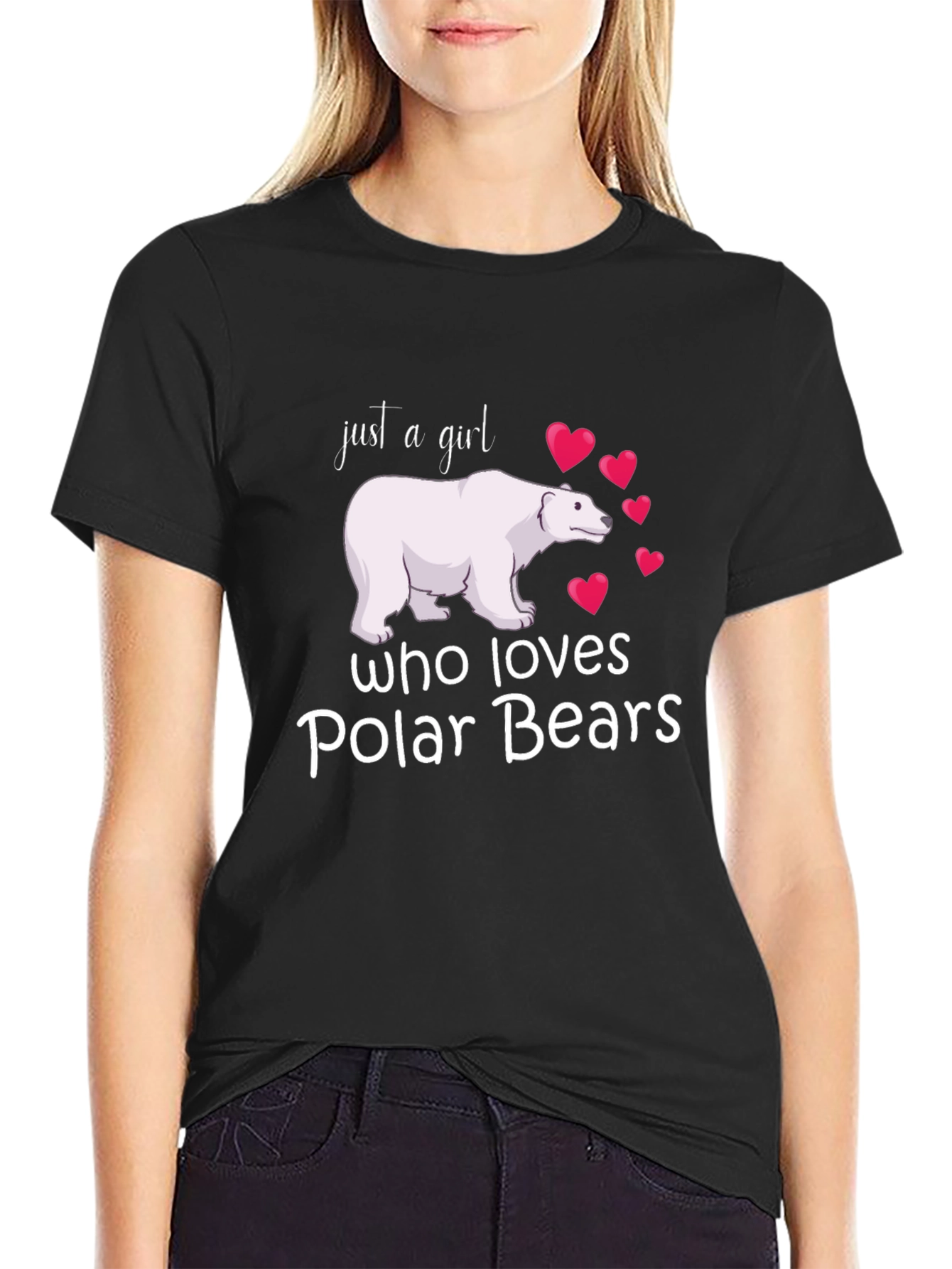 Just a Girl Who Loves Polar Bears T-Shirt