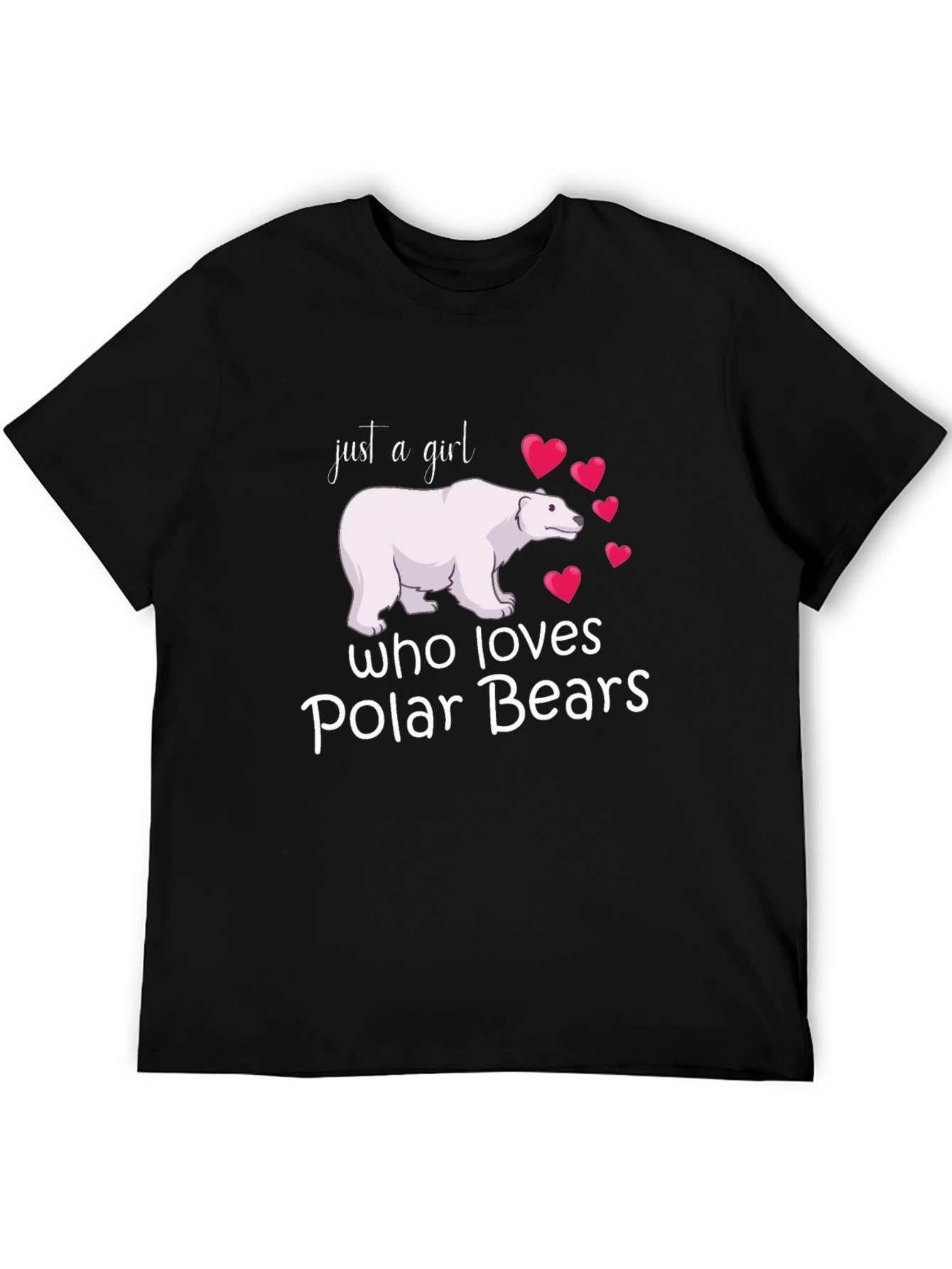 Just a Girl Who Loves Polar Bears T-Shirt