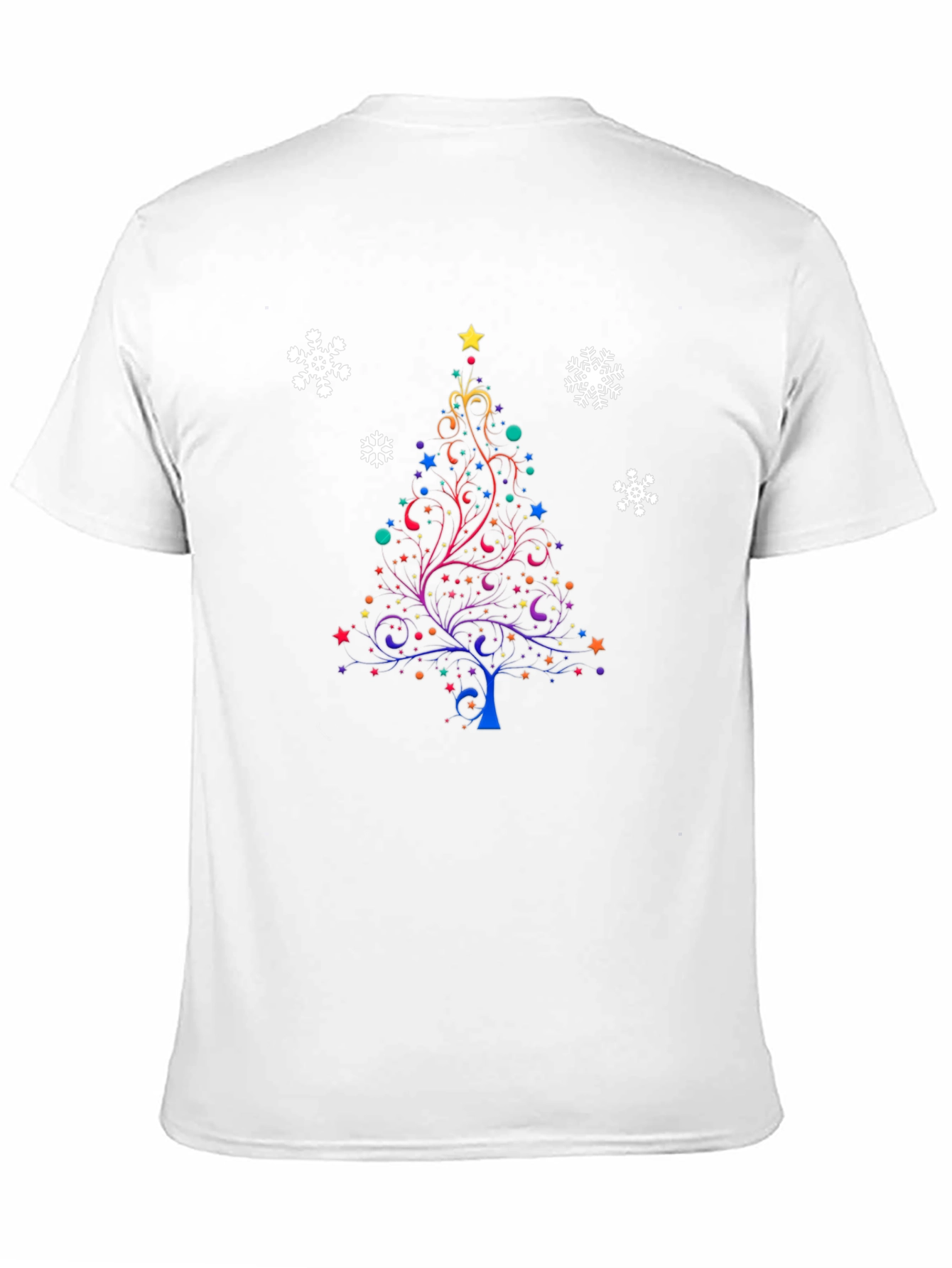 Festive Christmas Tree Graphic T-Shirt