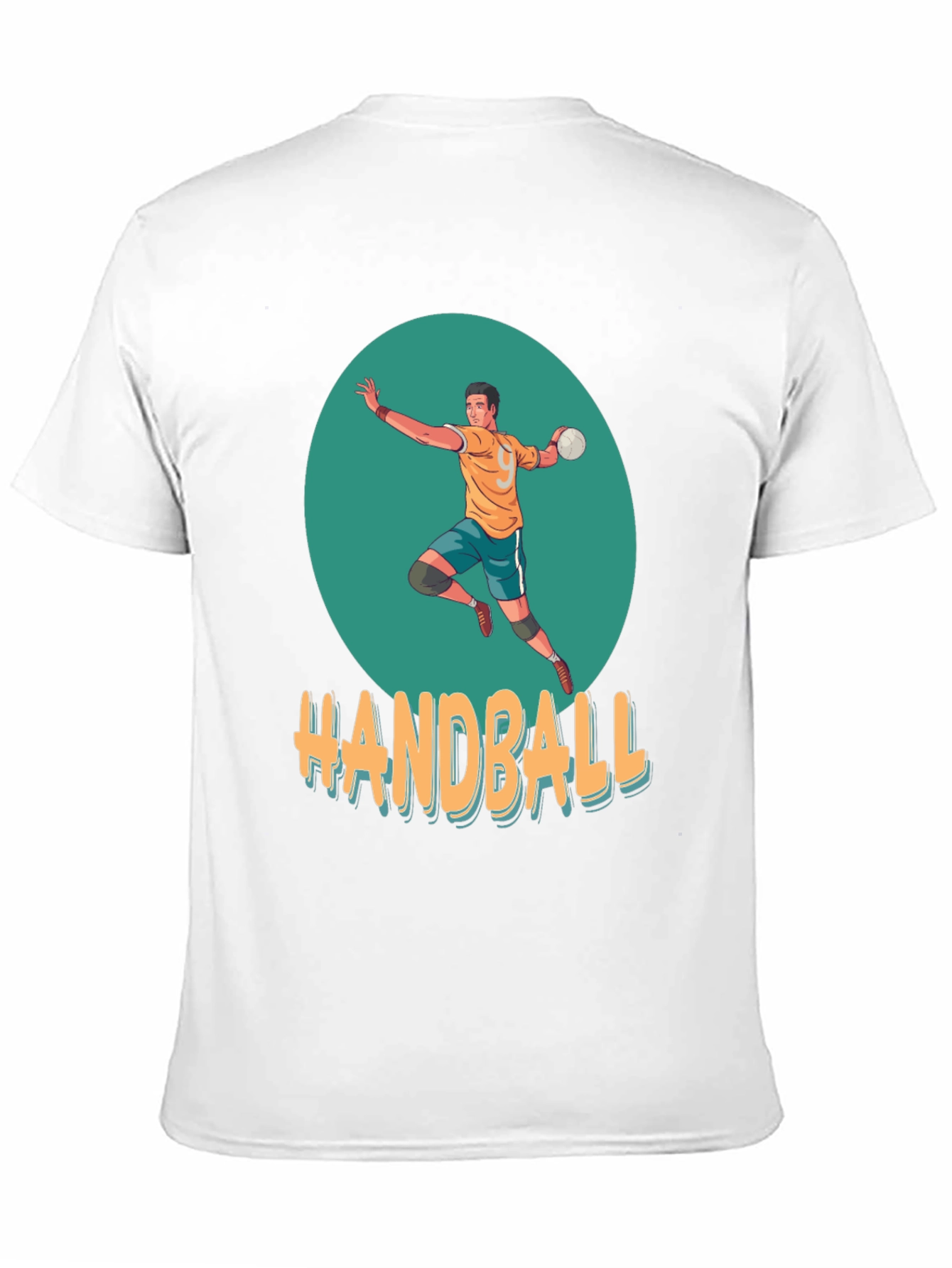 Handball Player Graphic T-Shirt