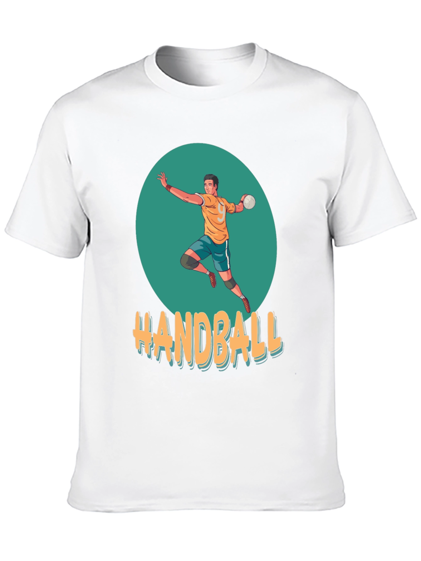 Handball Player Graphic T-Shirt