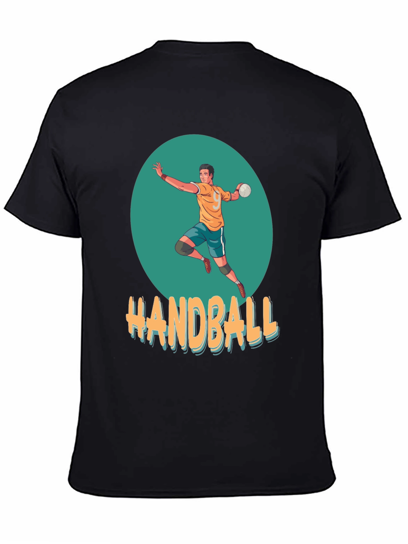 Handball Player Graphic T-Shirt