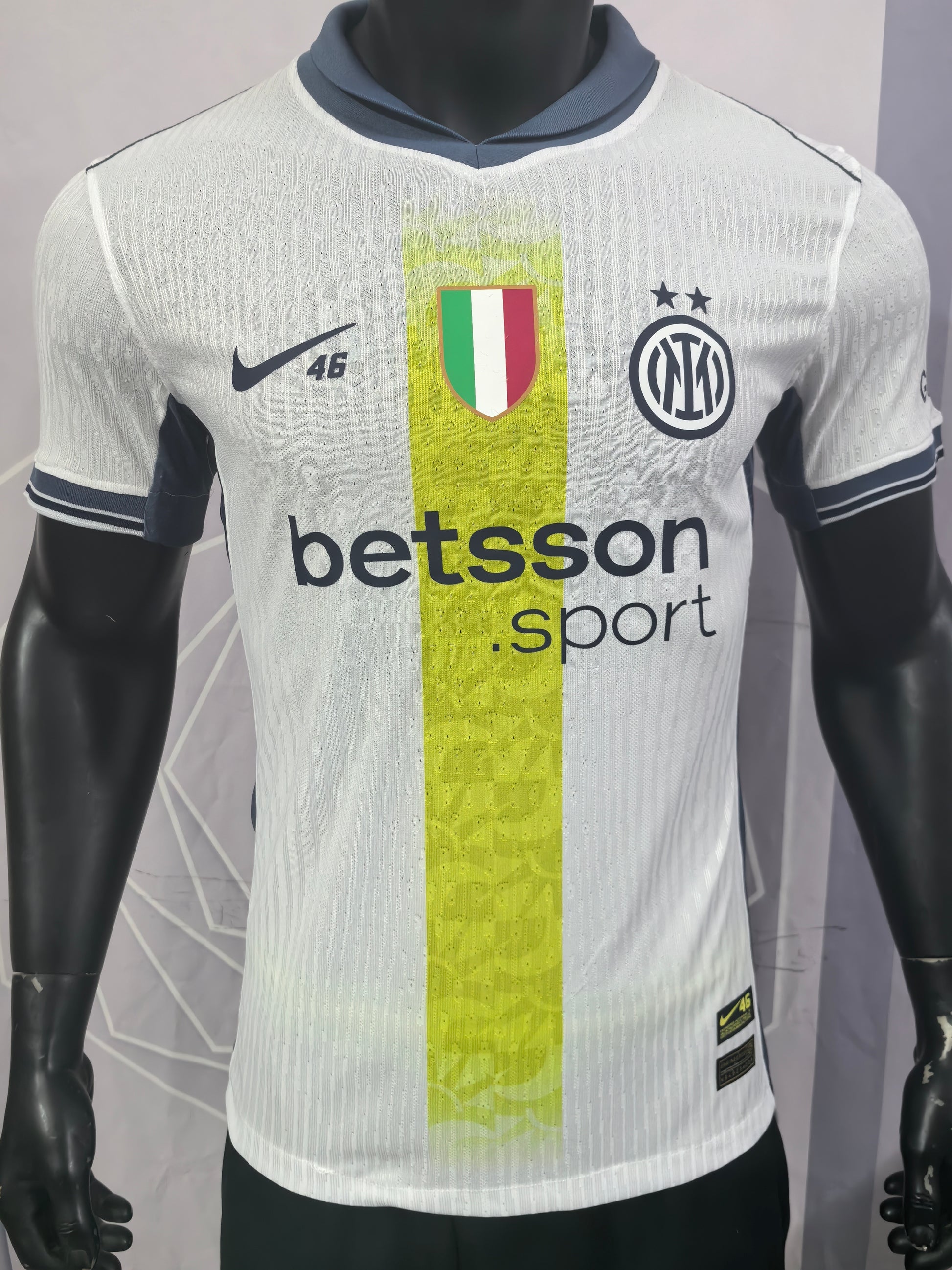 Inter Milan Away Player Version Collaboration Soccer Jersey