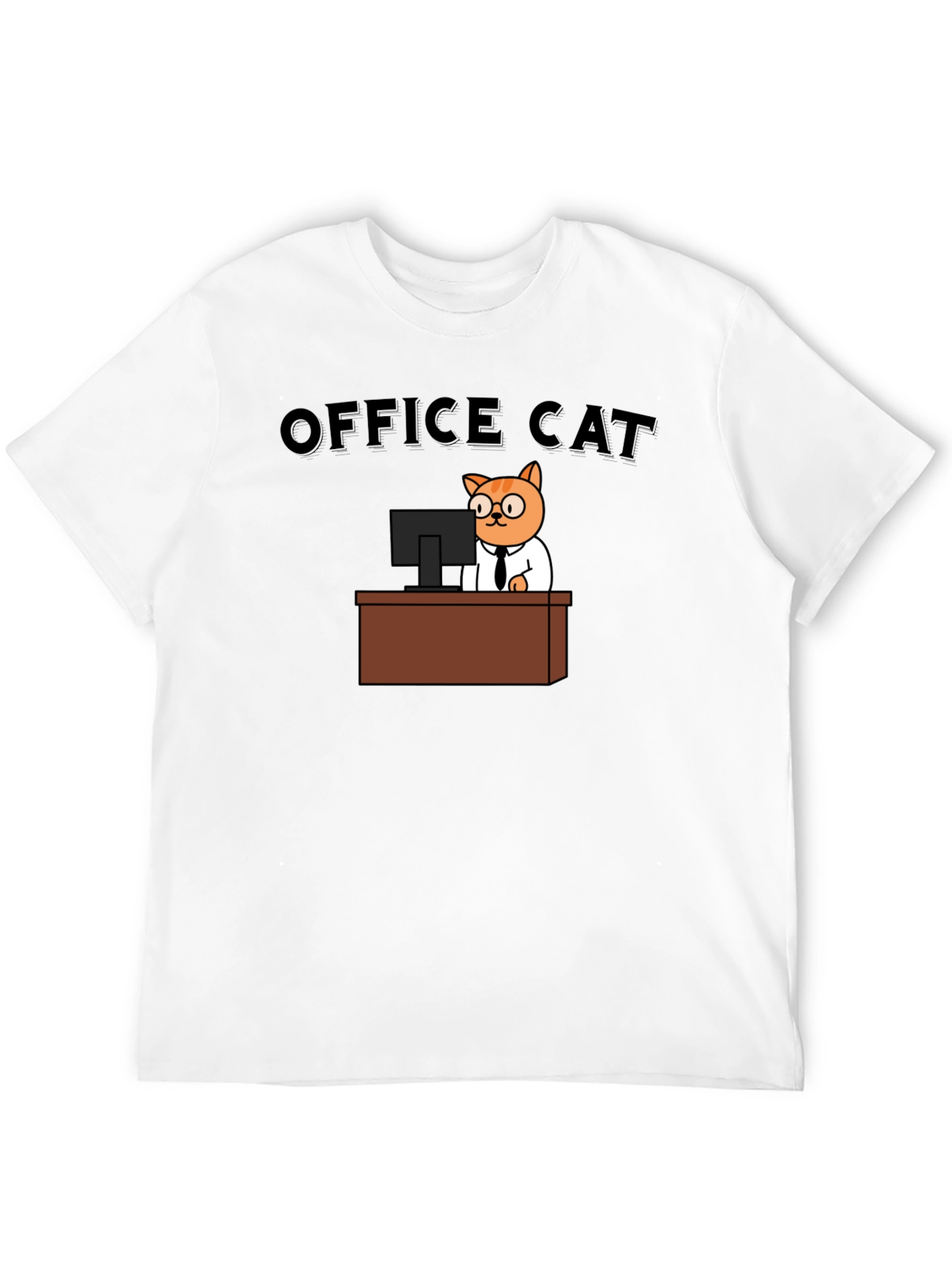 Office Cat T-Shirt - Funny Cat Lover Tee