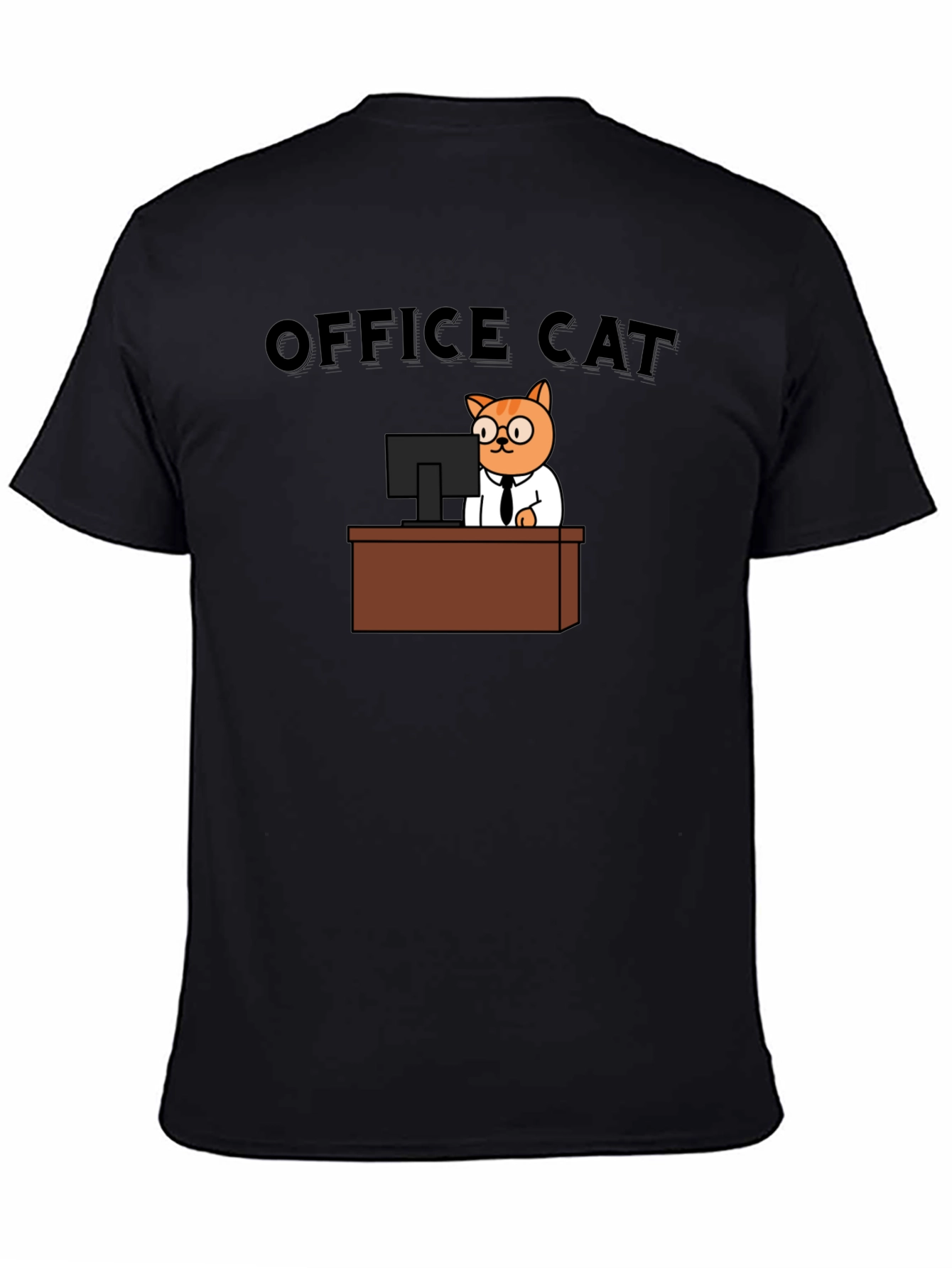Office Cat T-Shirt - Funny Cat Lover Tee