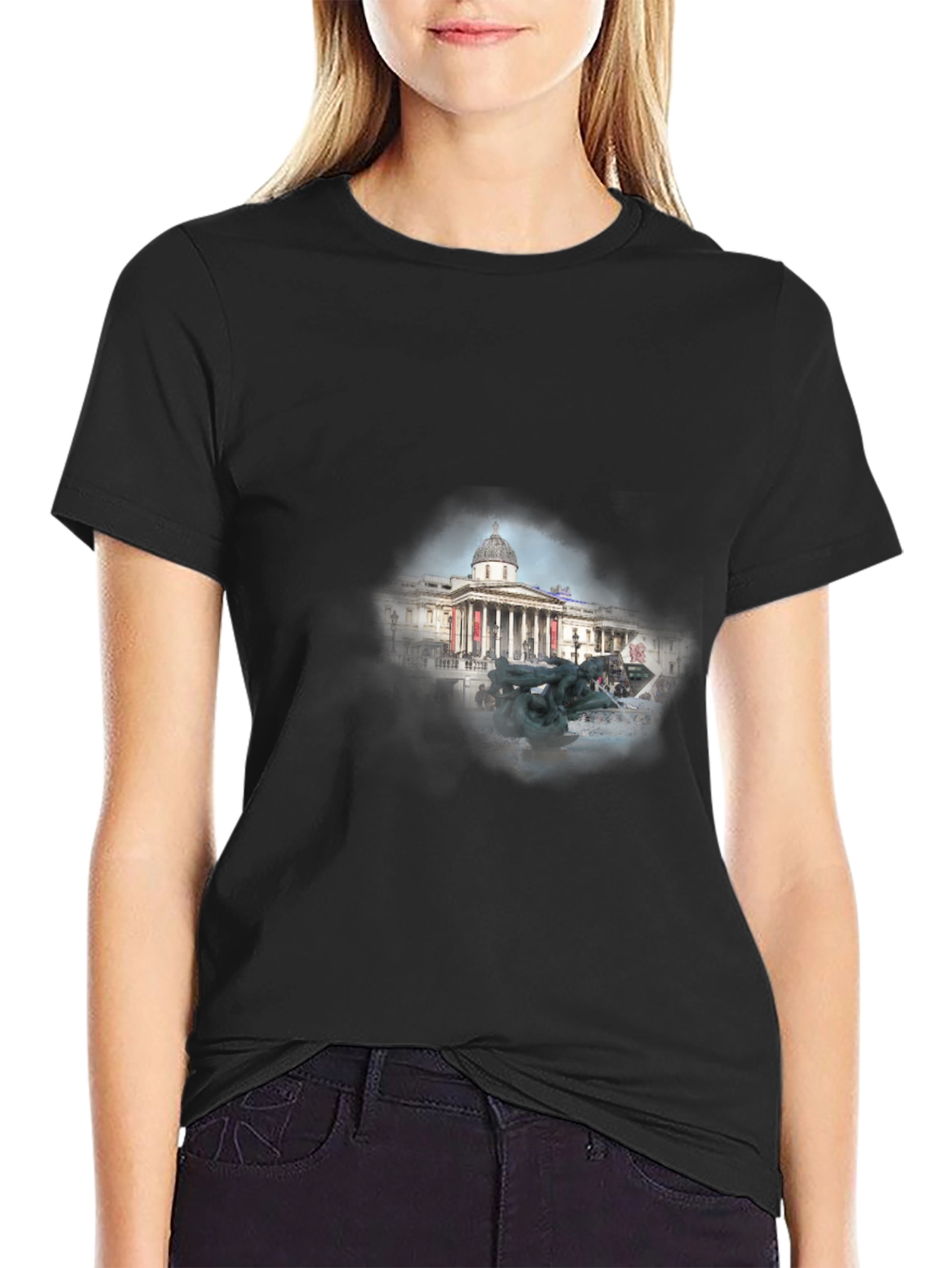 Londons Trafalgar Square Graphic Tee