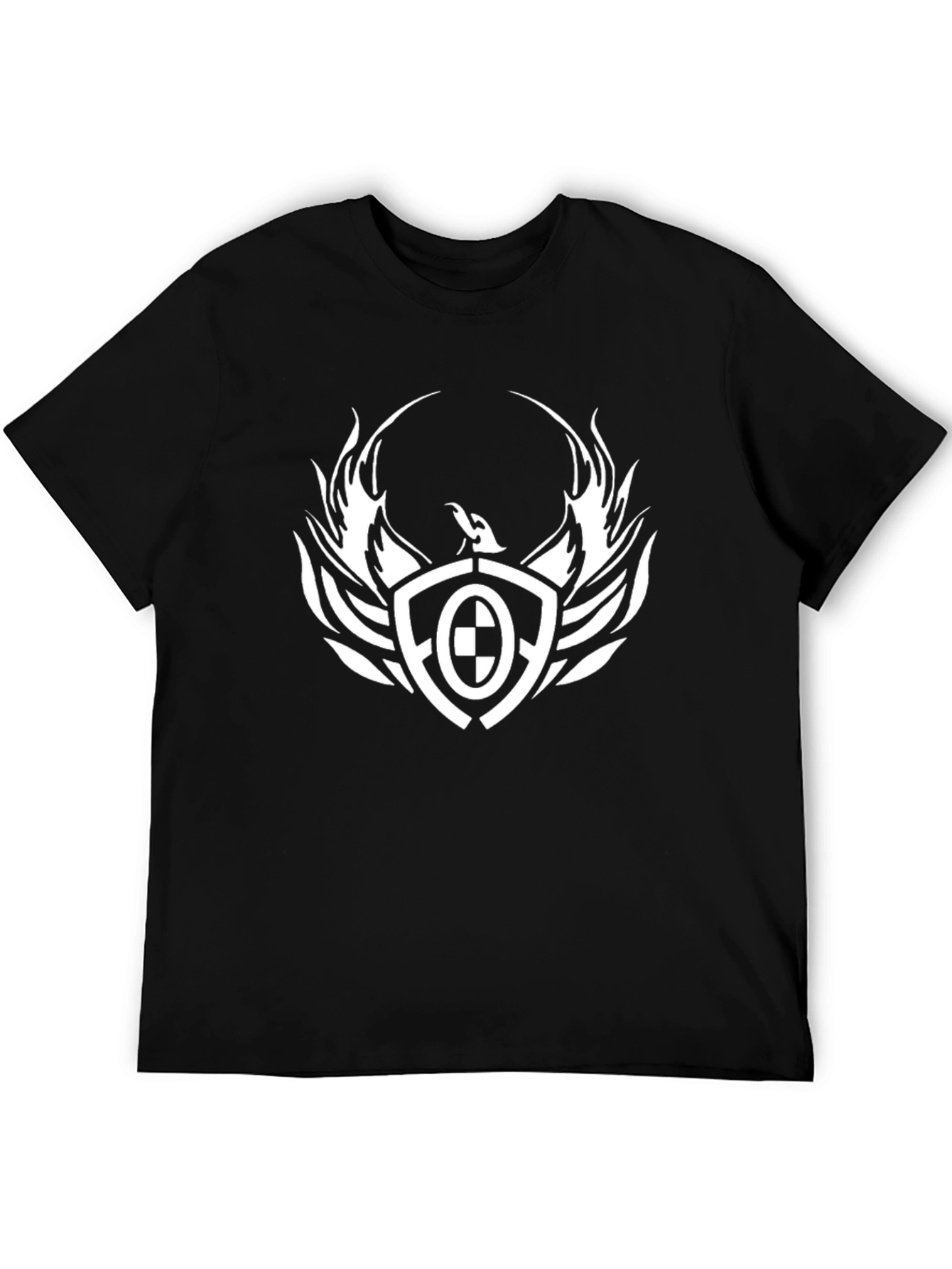 Phoenix Shield Graphic Black T-Shirt