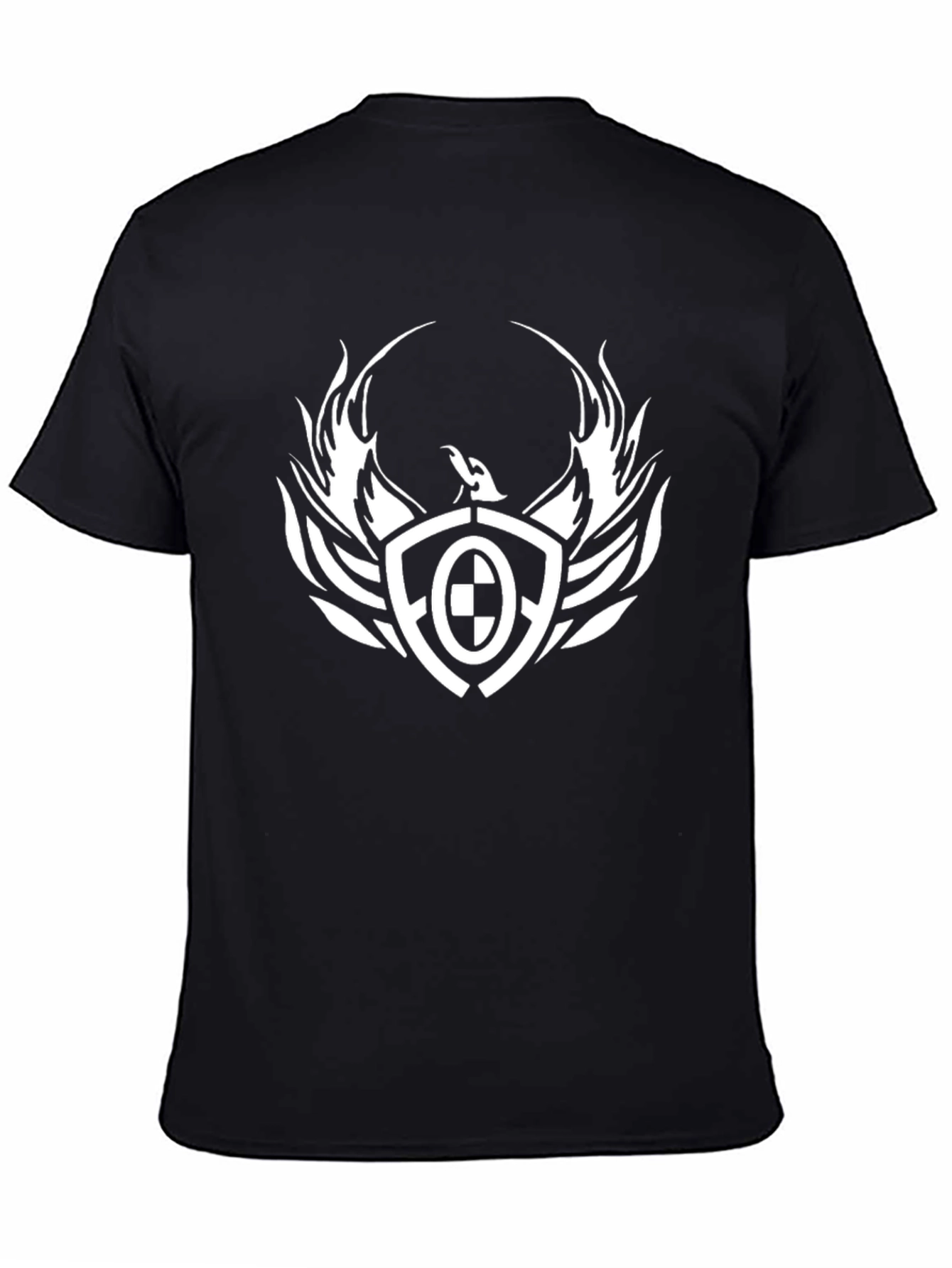 Phoenix Shield Graphic Black T-Shirt