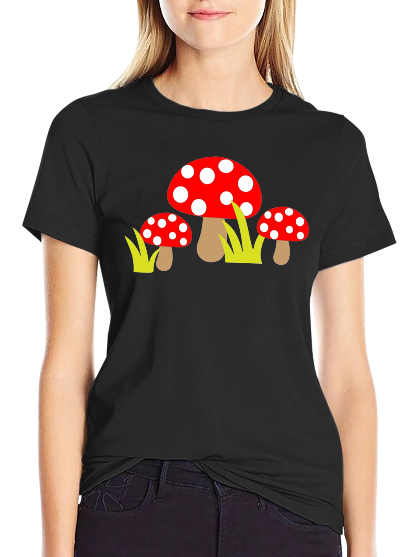 Fun Mushroom T-Shirt Whimsical Design