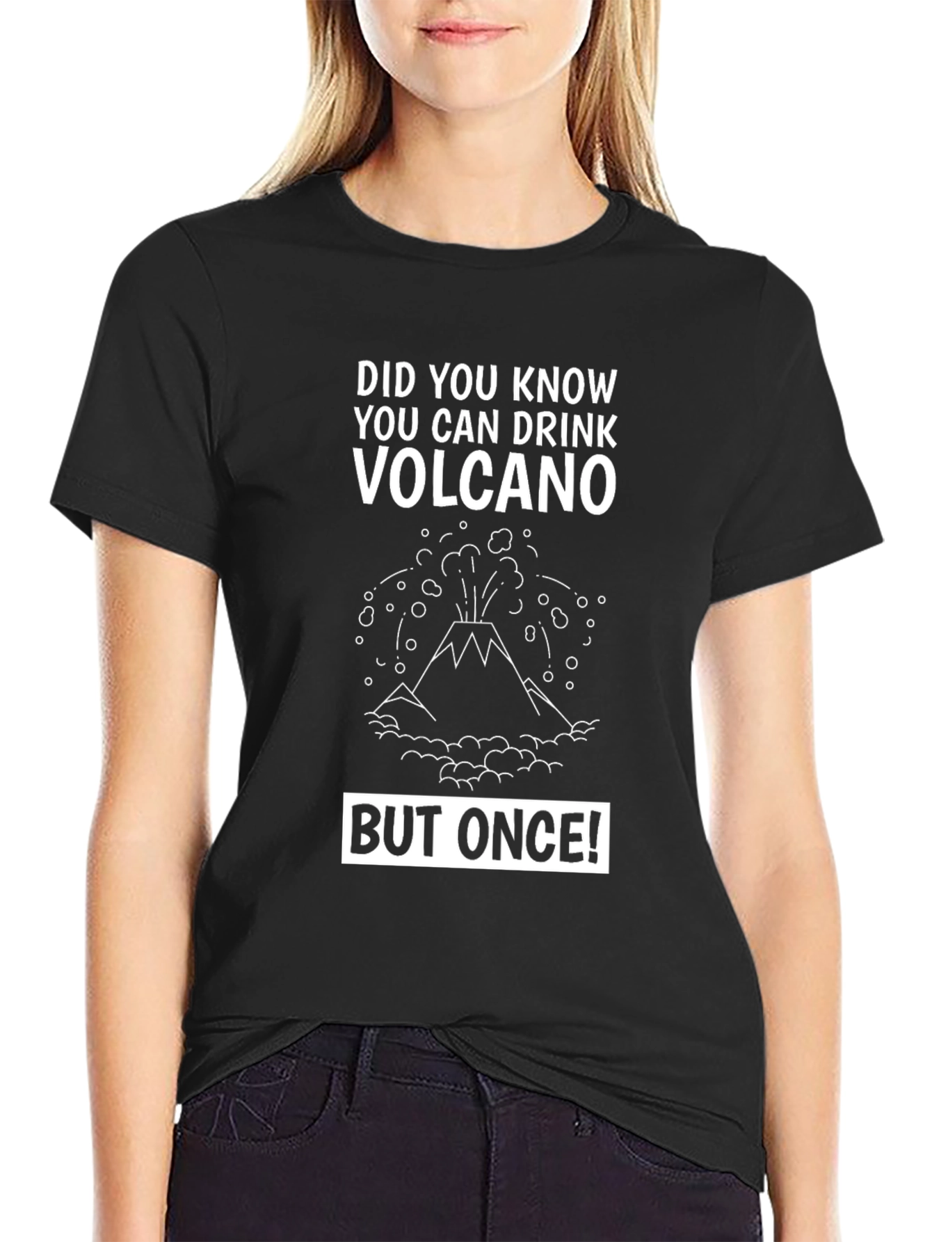 Volcano Drink T-Shirt - Funny Graphic Tee