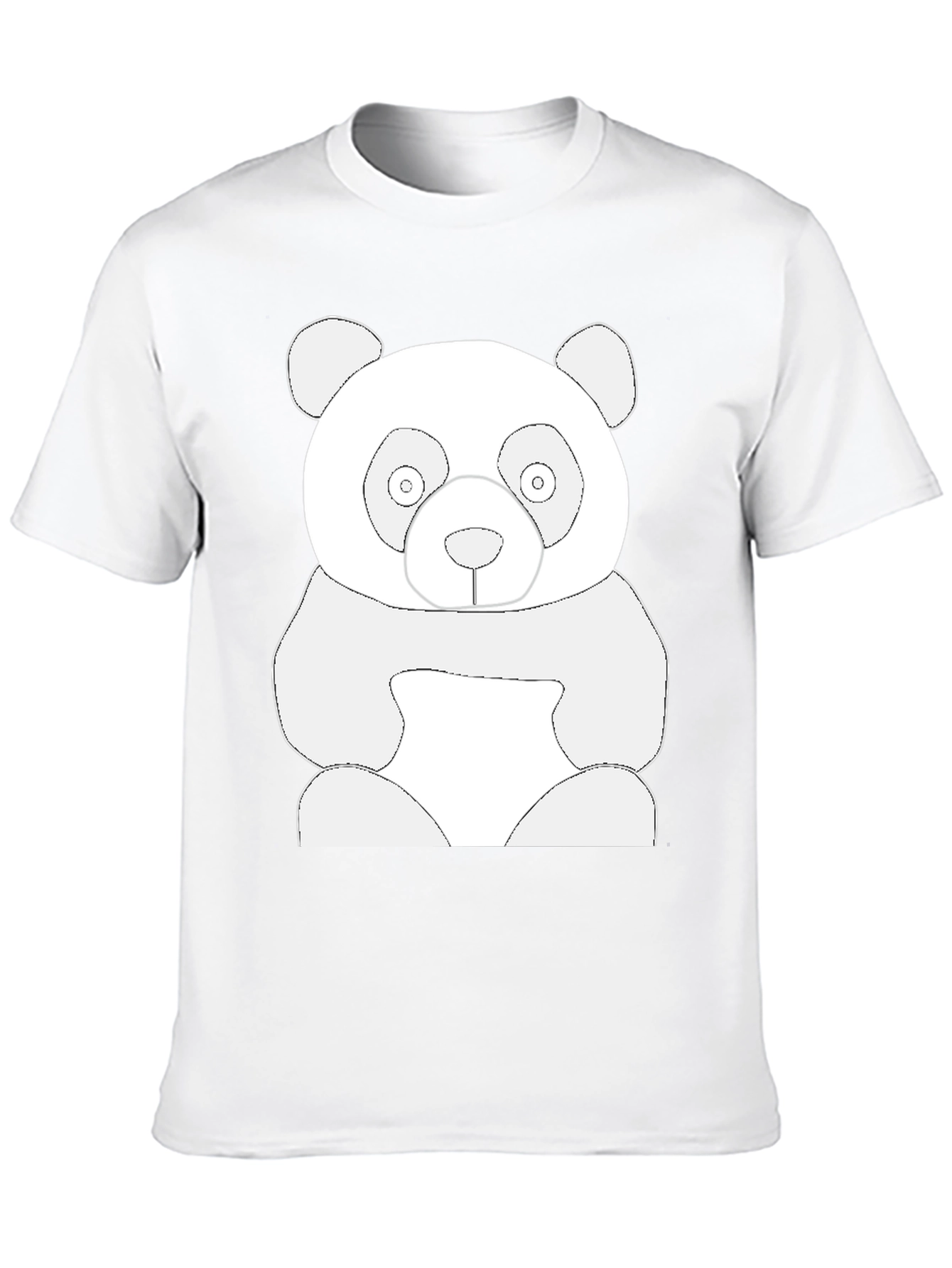Cool Panda Graphic Tee - Black Cotton T-Shirt