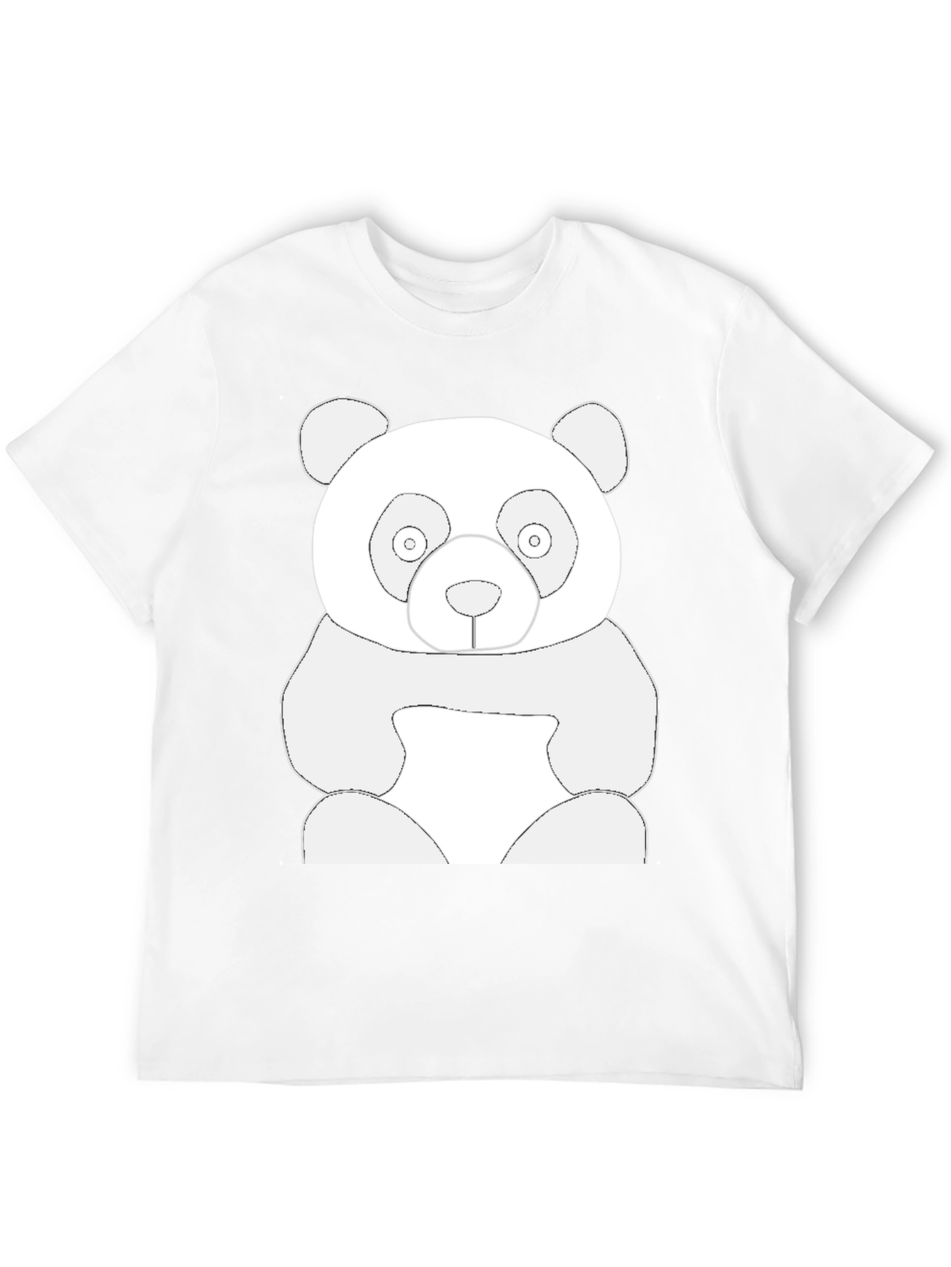Cool Panda Graphic Tee - Black Cotton T-Shirt