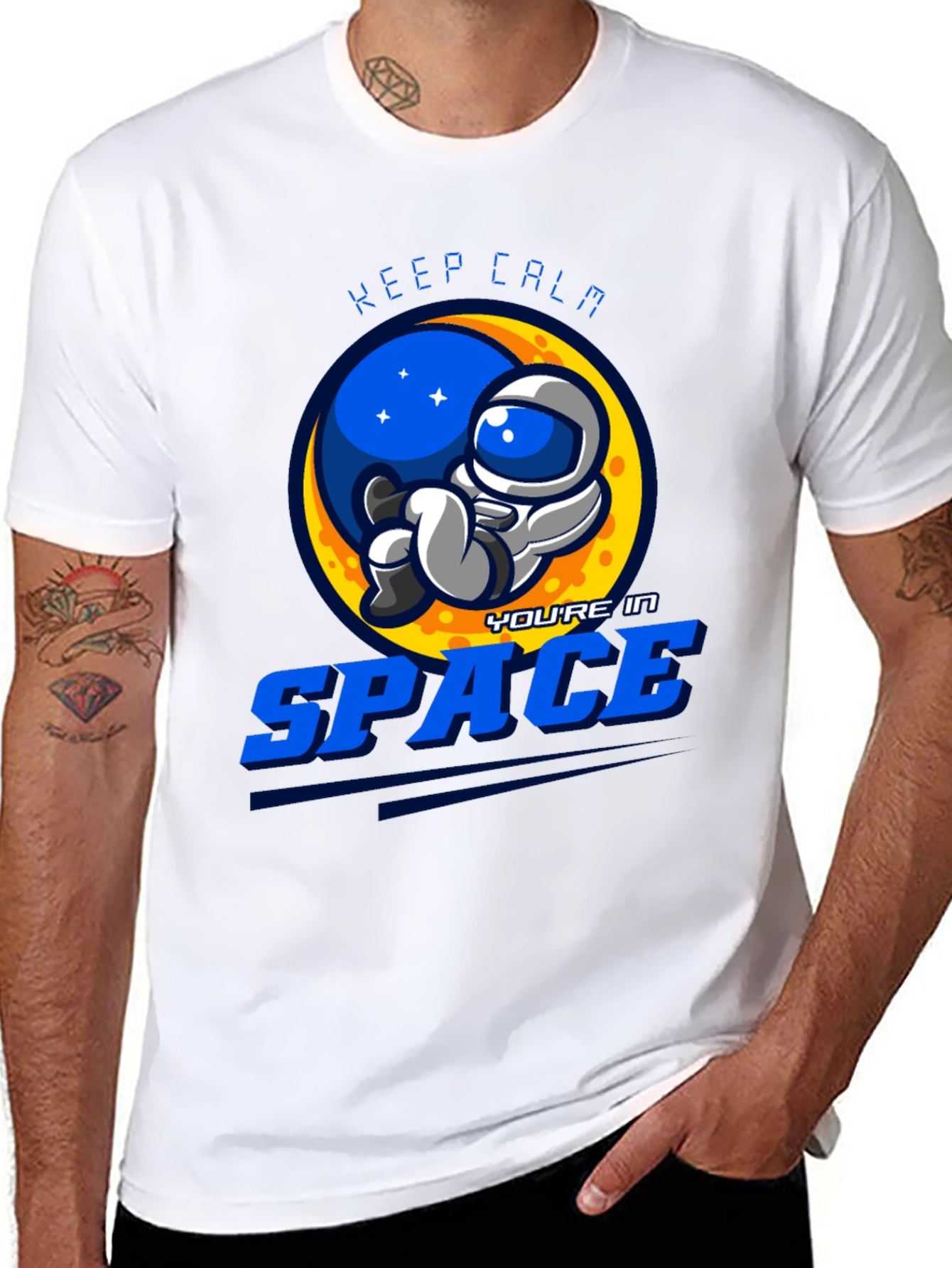 Keep Calm Youre in Space Graphic T-Shirt